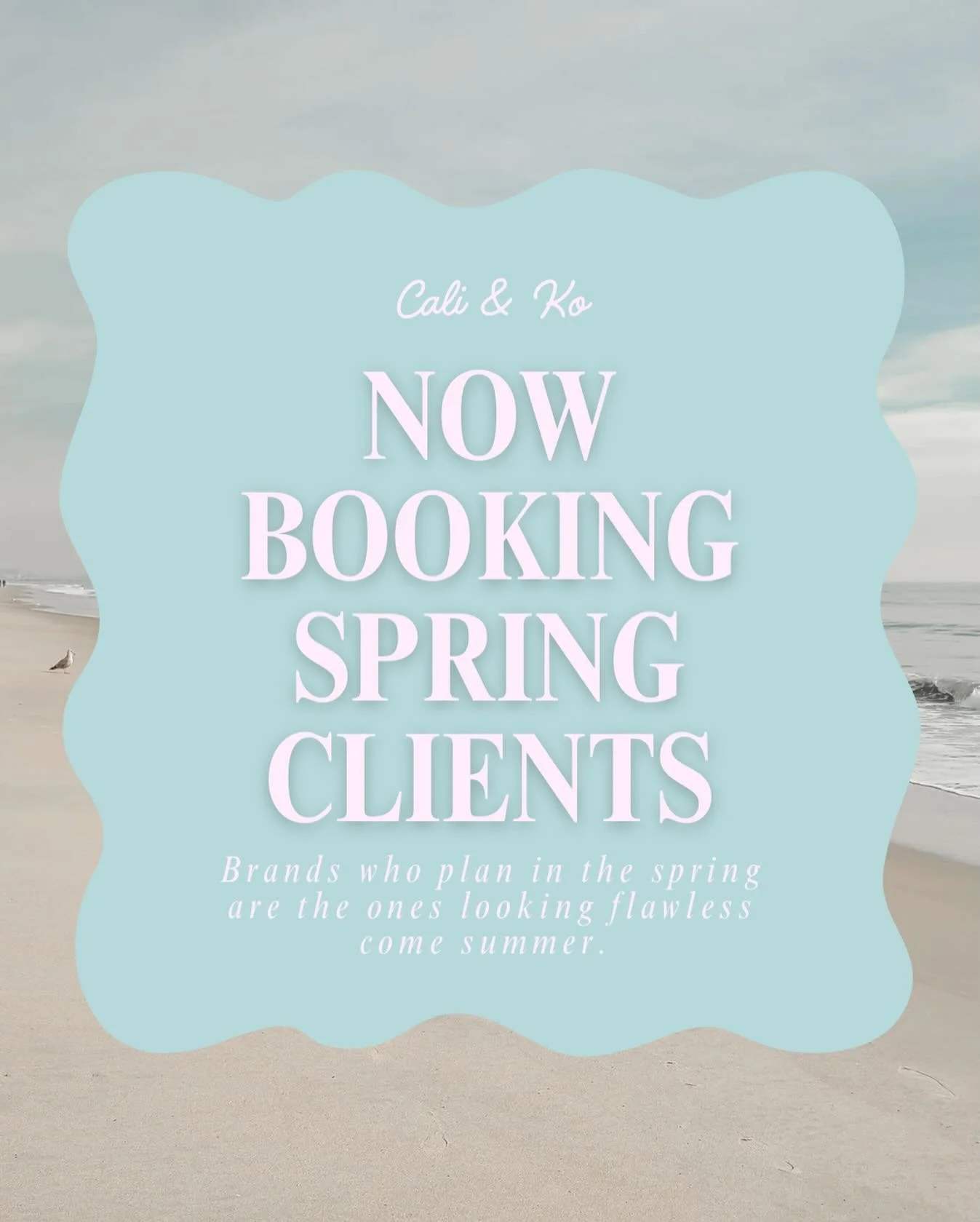 Now booking spring branding clients ✨🌴🌞

Link in bio!