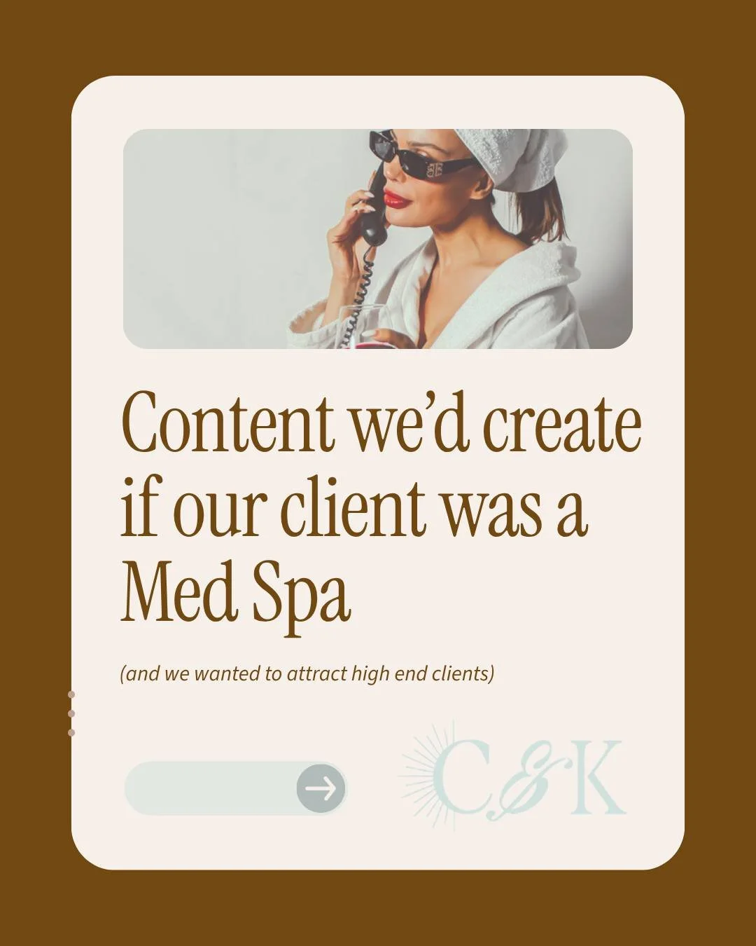 Most Med Spa content focuses on promotions.

But the brands attracting higher-end clients?
They focus on experience, expertise, and trust.

The difference isn&rsquo;t how much they post,
it&rsquo;s how intentionally they show up.

If your content isn
