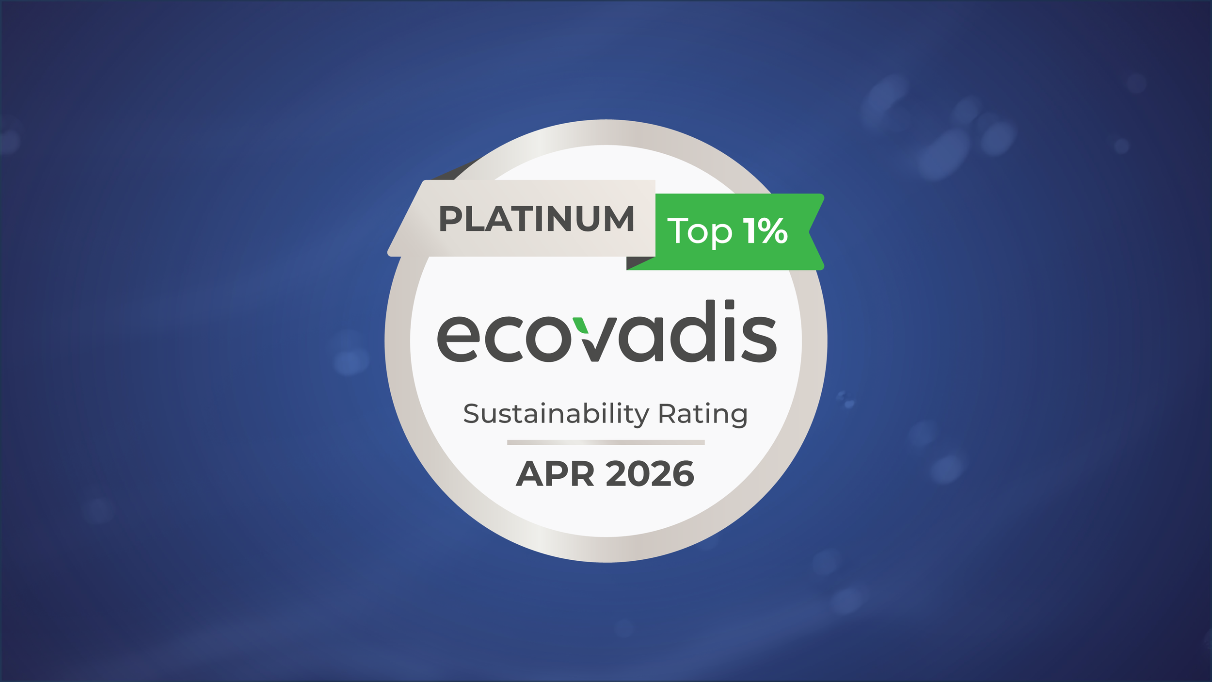 ECOVADIS PLATINUM RATING FOR 2026