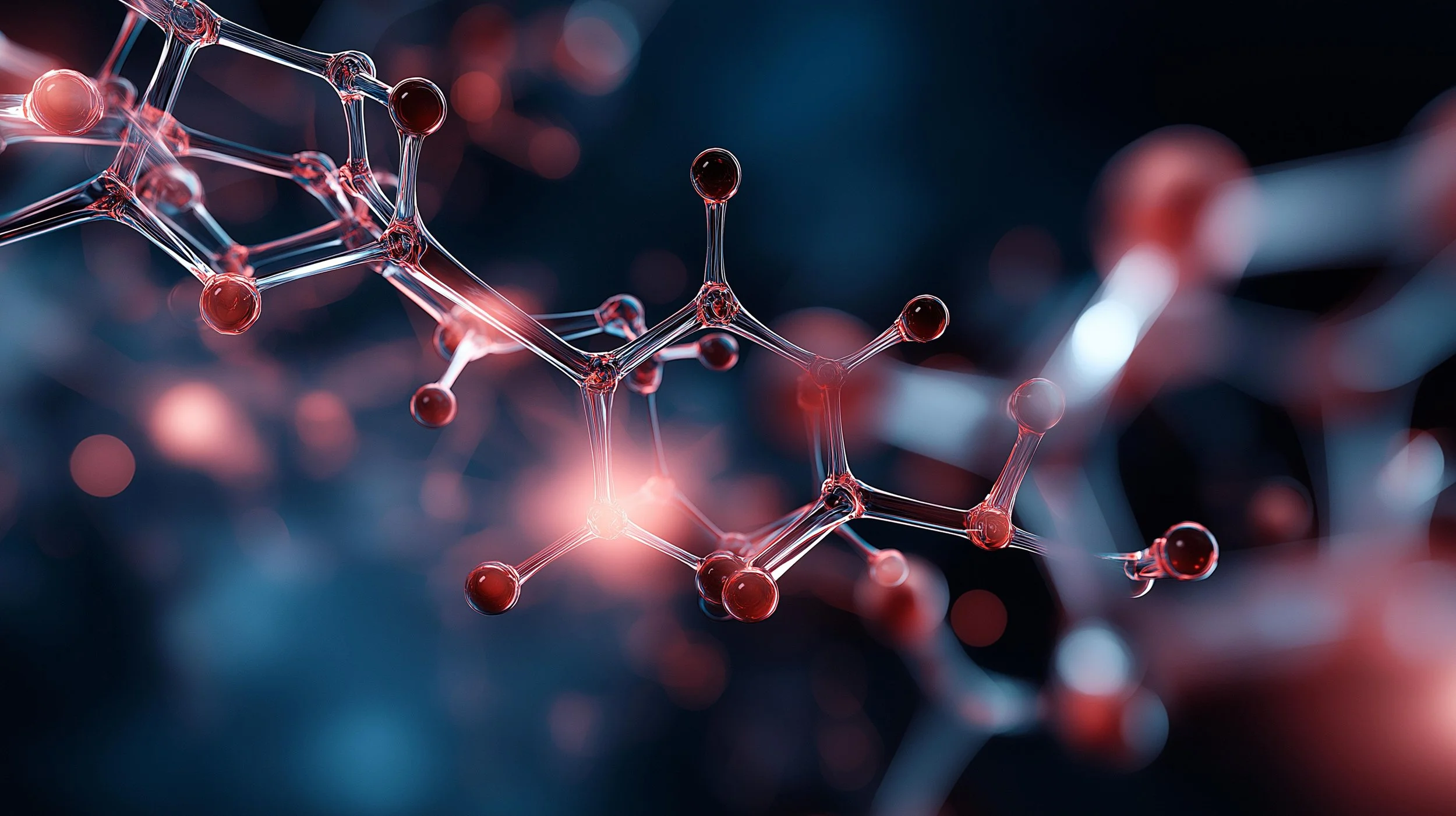 A chemical process close up