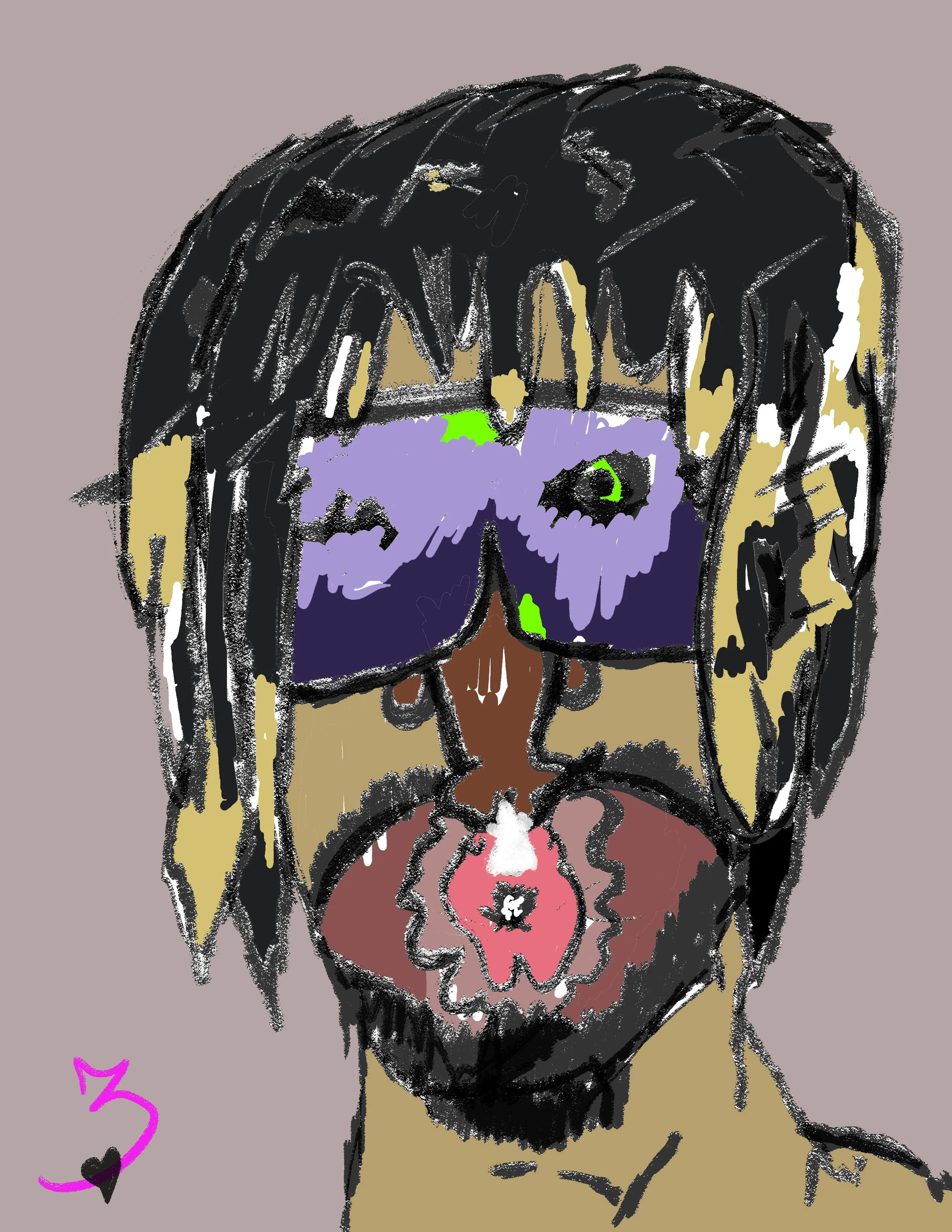 Nosey Dick Running His Pussy Mouth