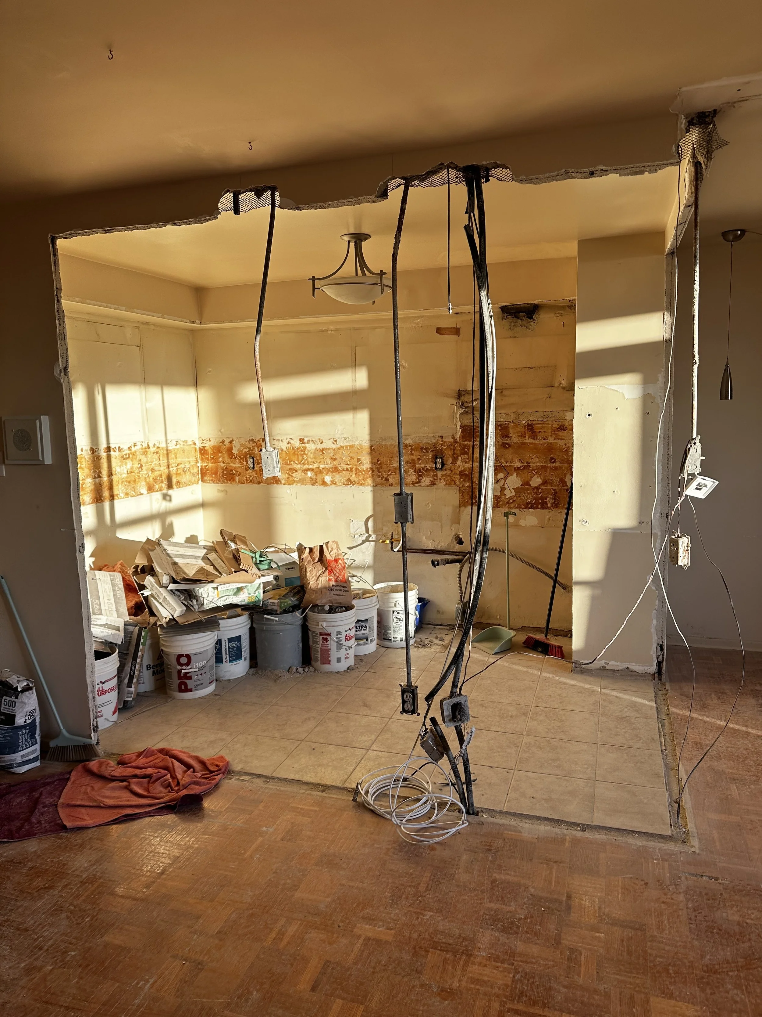 Kitchen before renovations