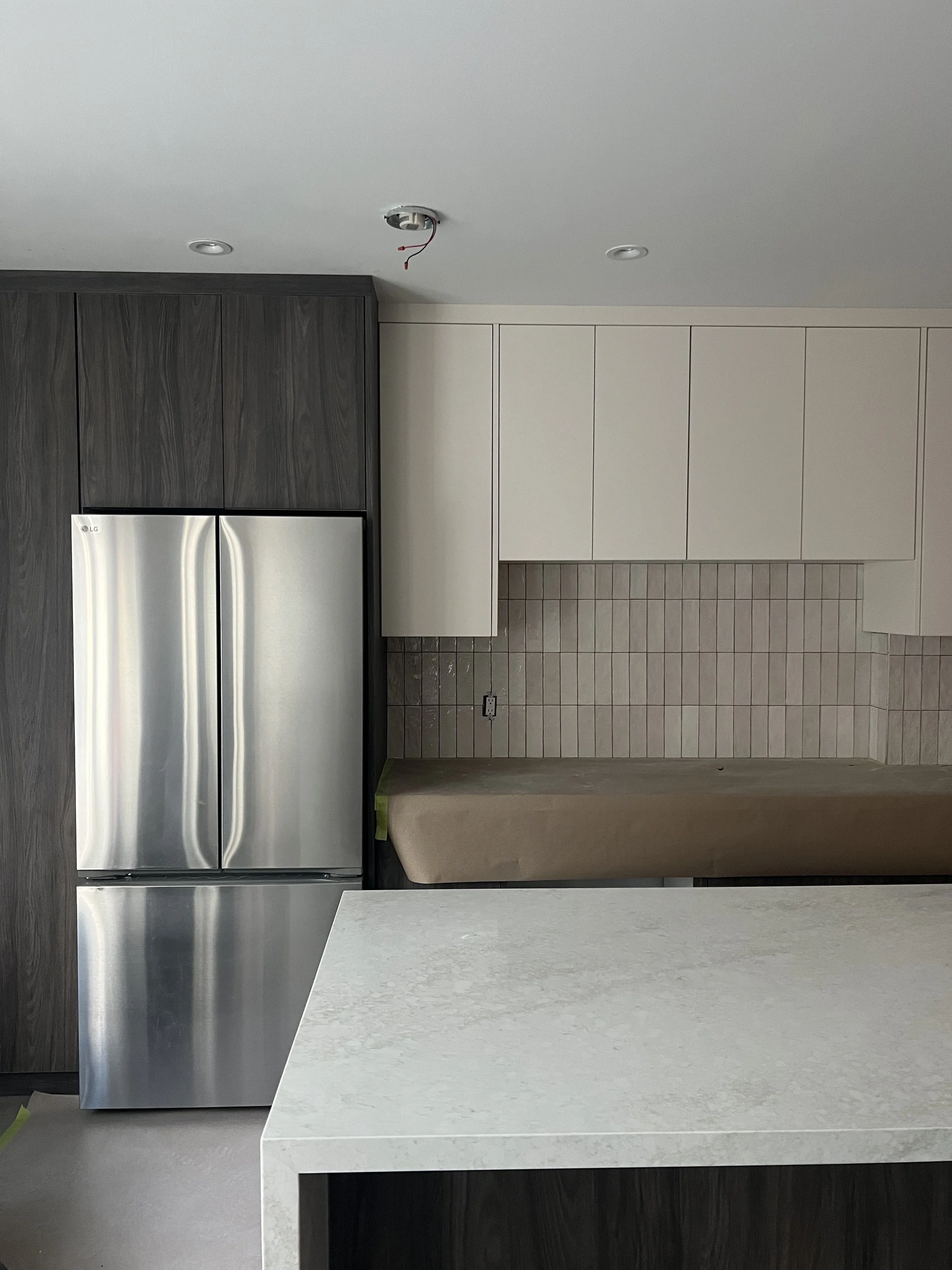 Almost completed kitchen renovation