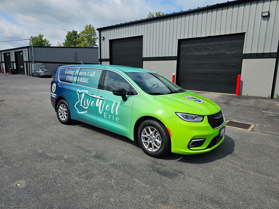 The first of 3 new wraps for our friends at Erie County Senior Services.