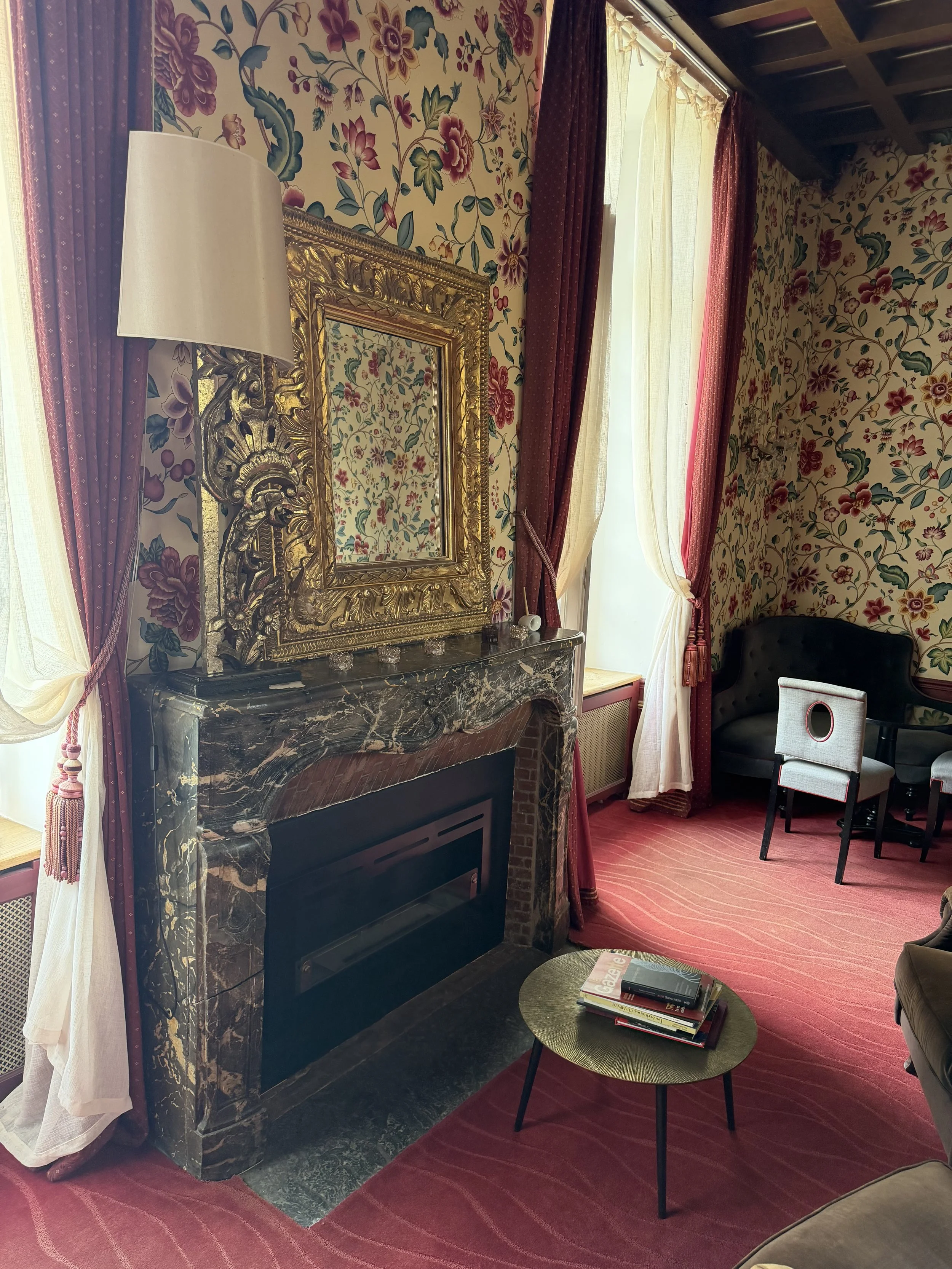 The Fireplace in Chateau de Fere