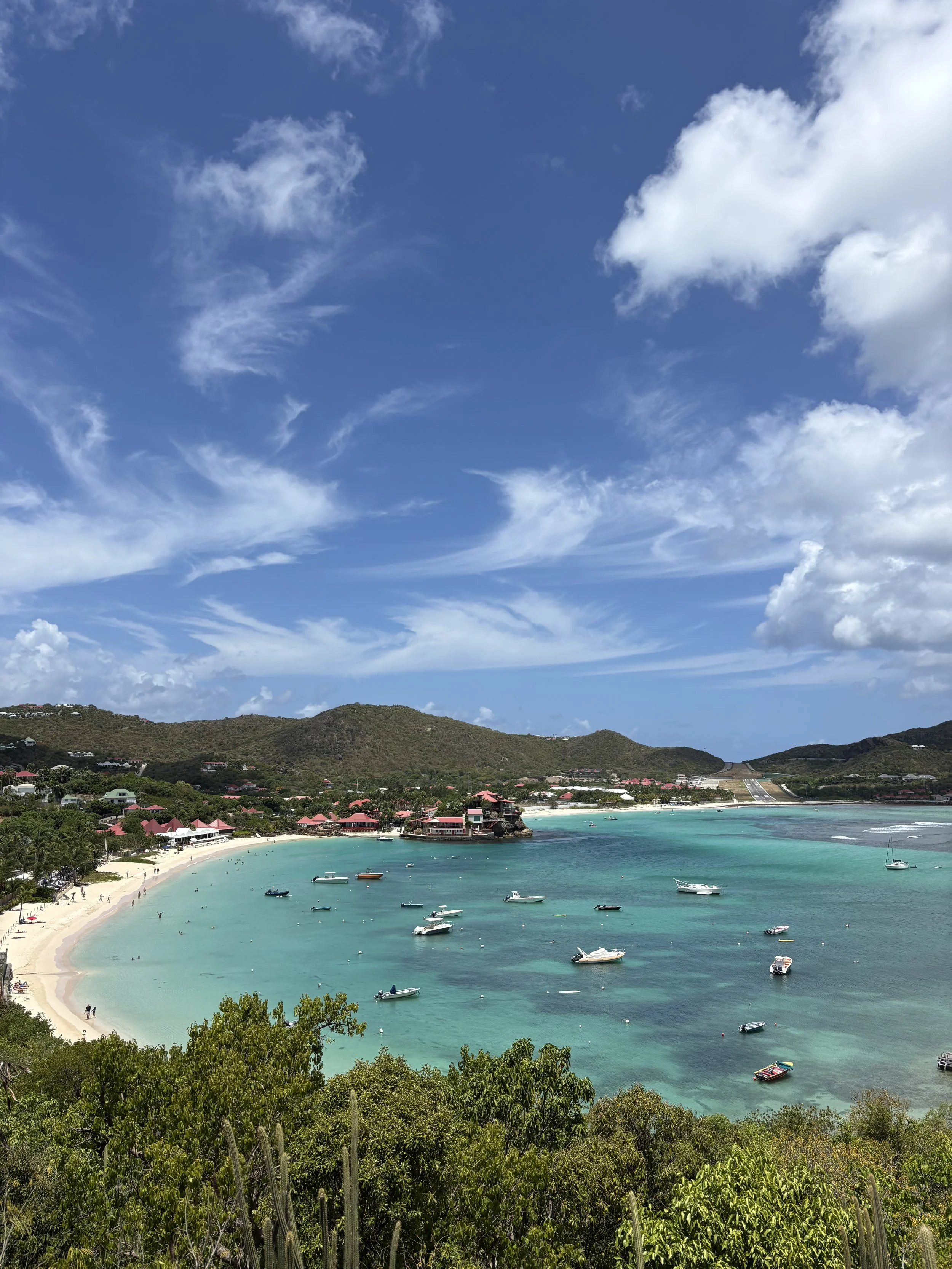 Saint-Barthélemy and her white sand beaches and blue sea