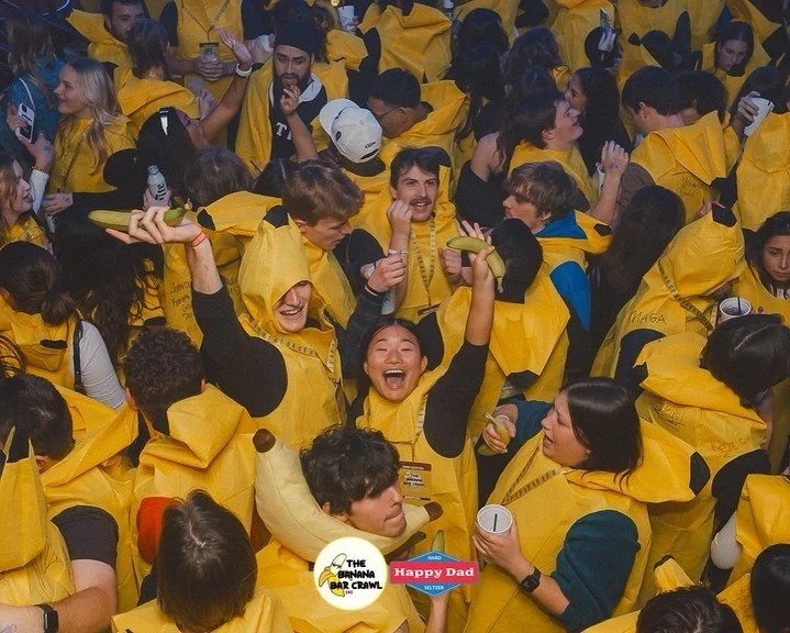 🍌 The Banana Bar Crawl takes over The Basement this Saturday! 🍌

Thousands of students. One wild night.
Expect absolute mayhem as a sea of bananas takes over the dance floor 🕺💃

🎧 DJ Dylan Bowski on the decks keeping it peeled and party-ready 🍹