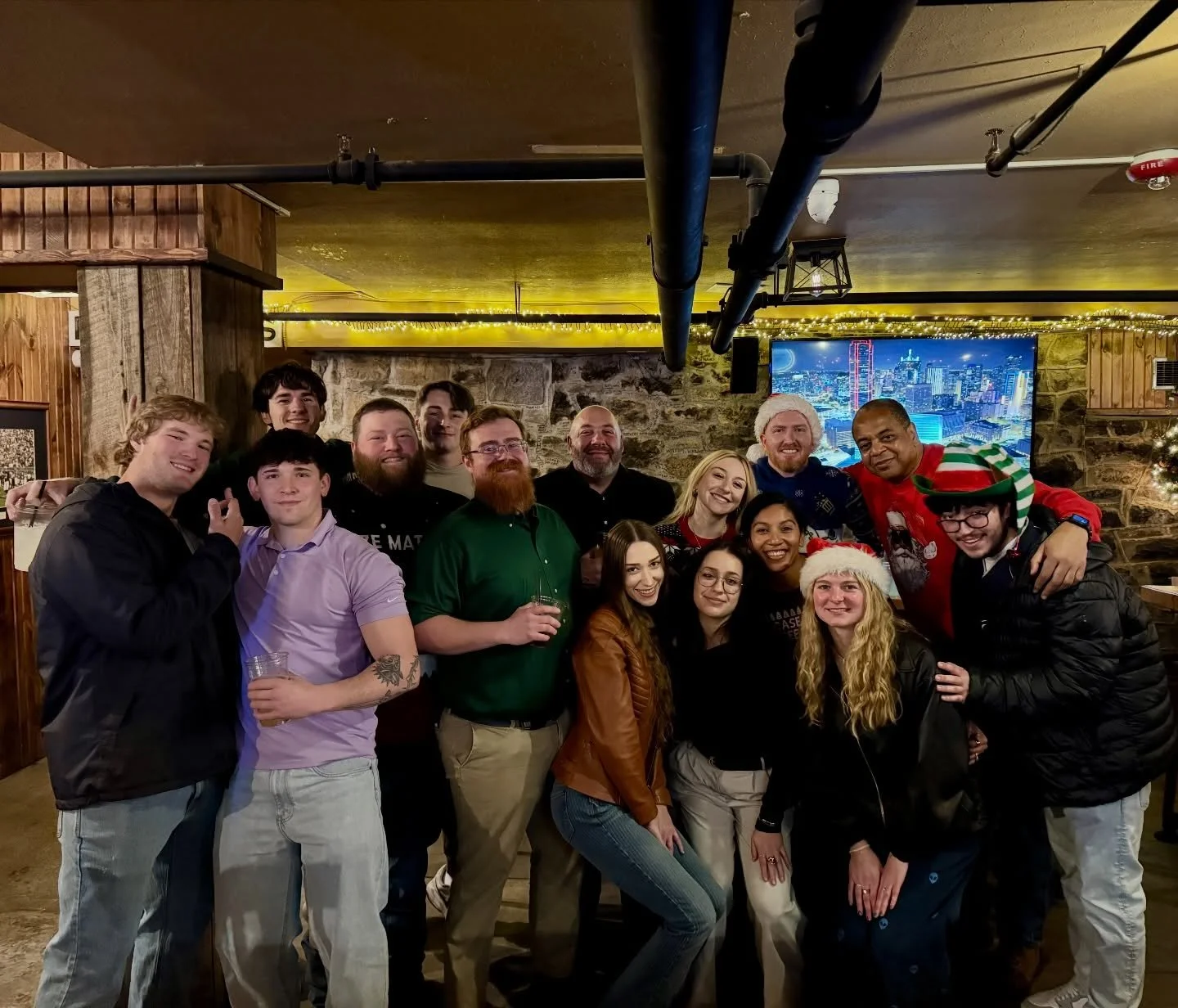 Merry Christmas from the basement crew to you! #happyholiday ❤️🫶🏼🎄✨