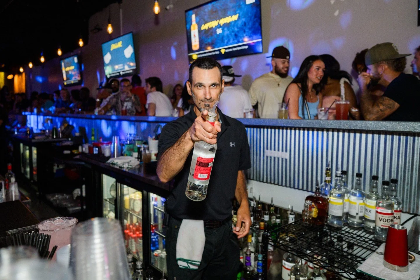 Guess who's behind the bar? 👀 It's Bean! He's ready to mix up whatever your vibe needs. Good times, great drinks, and the best crew. Let's get this night started right. What's your drink? 

#TheBasementNightspot #StateCollegeNights #BasementEnergy