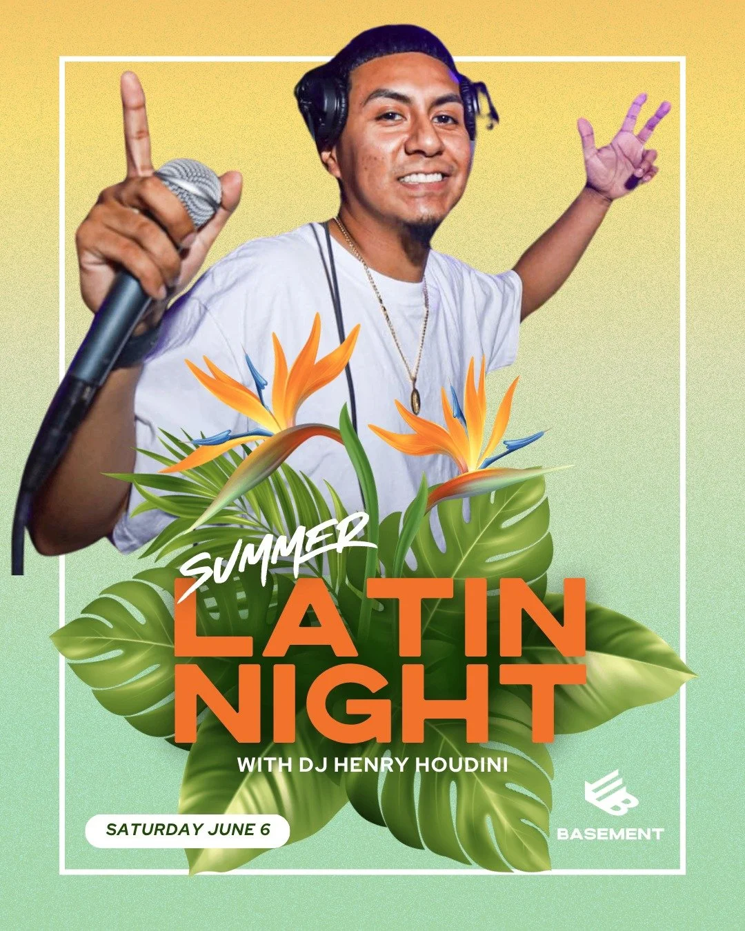 Get ready to heat things up! 🔥 Summer Latin Night is hitting The Basement with DJ Henry Houdini on Saturday, June 6. You know the vibes. Tag your squad and let's turn up! #TheBasementNightspot #StateCollegeNights #BasementEnergy