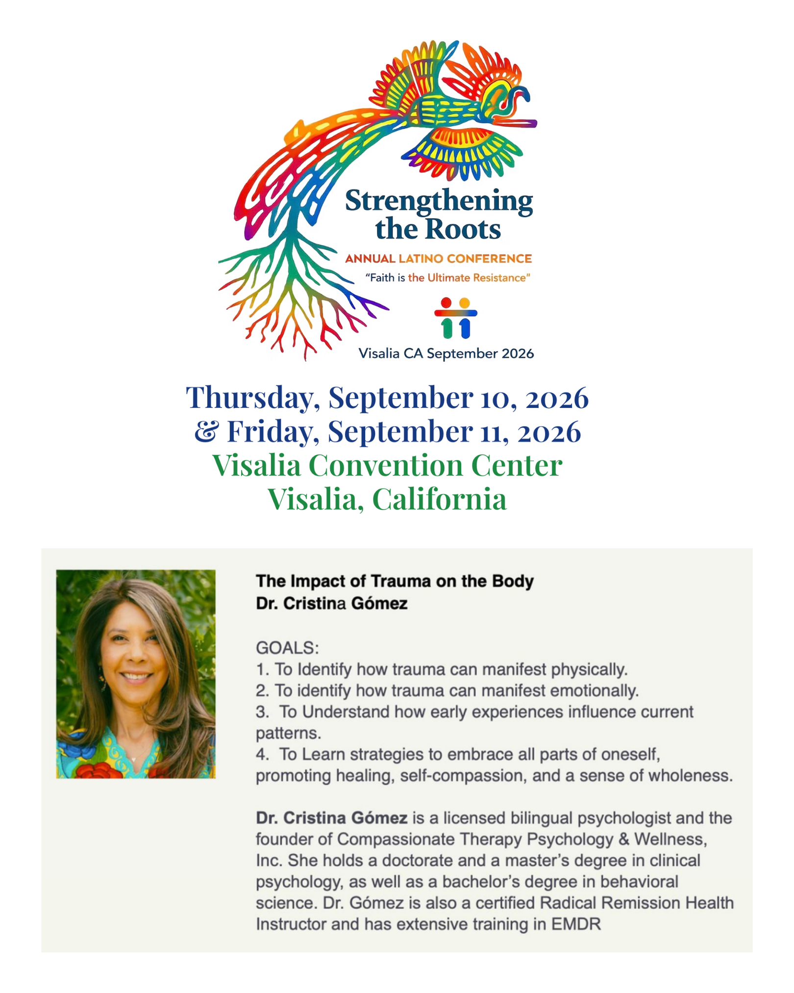 Strengthening the Roots "Faith is the Ultimate Resistance"