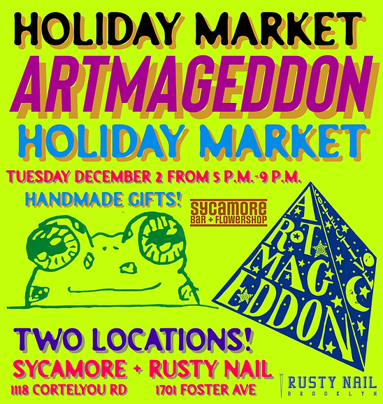 Artmageddon Holiday market