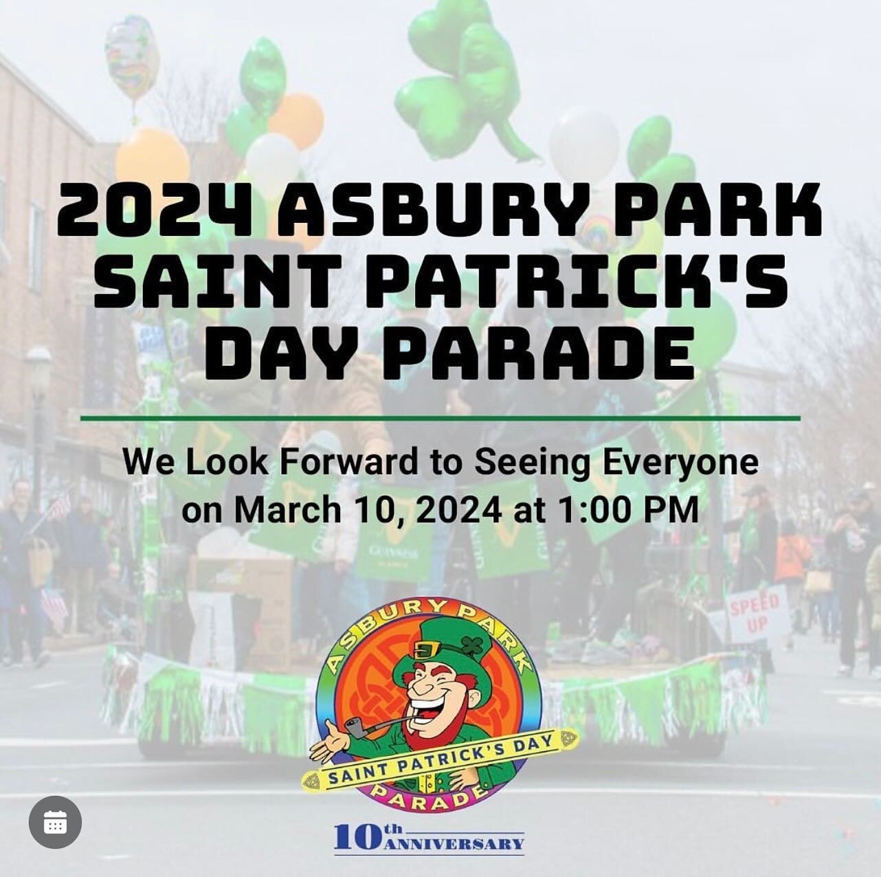 A little over 4 weeks left till our Asbury park St.Patricks Day parade.  Join us for the two remaining events leading up to our favorite day of the year. ☘️ #stpatricksday #asburypark #asburyparknj #ireland #parade #jameson #green #irish