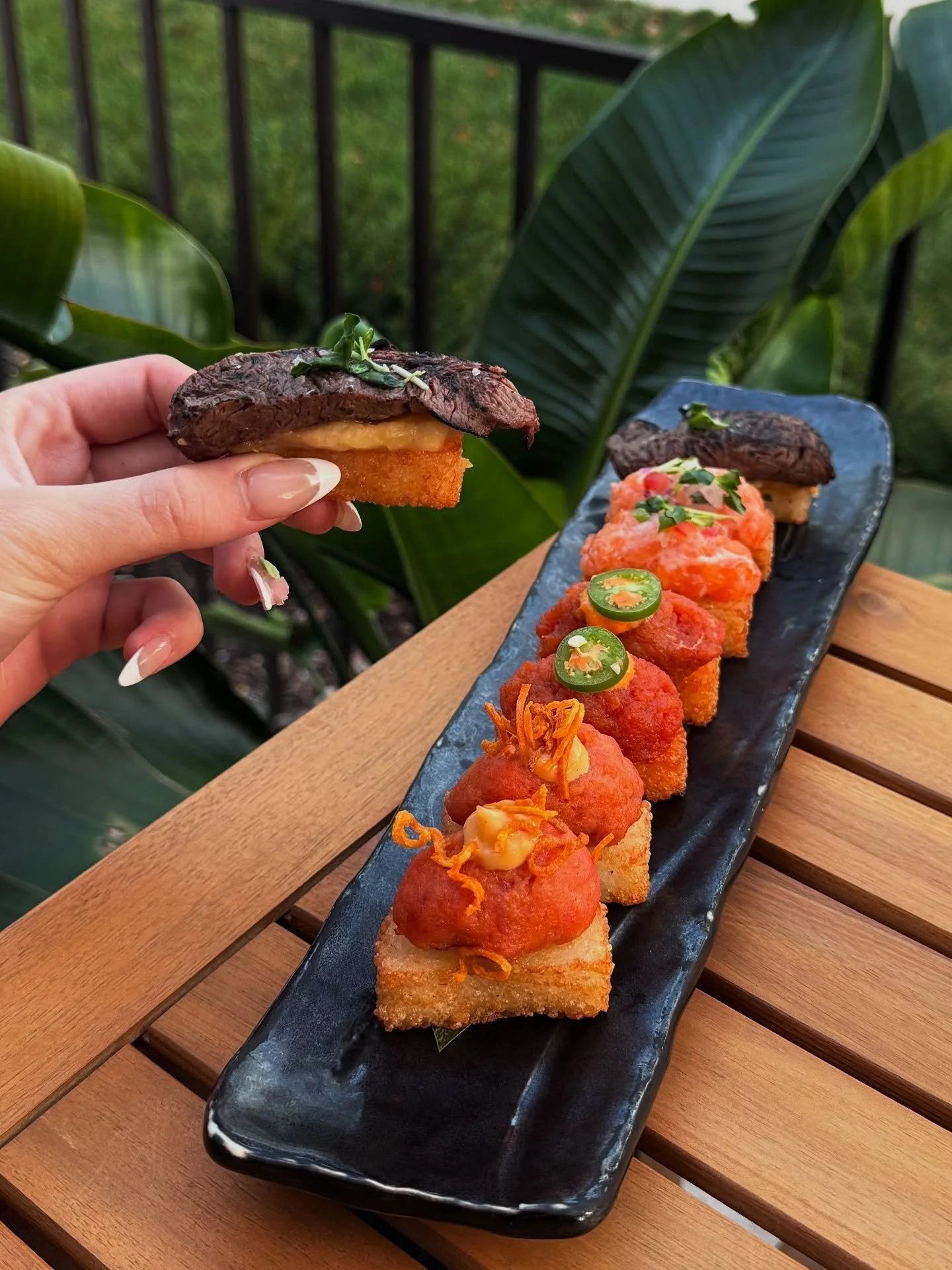 By popular demand, the Crispy Rice Flight has made its return. A signature favorite, back on the menu for those who appreciate the perfect balance of flavor and texture. ✨ #sensofrankfort