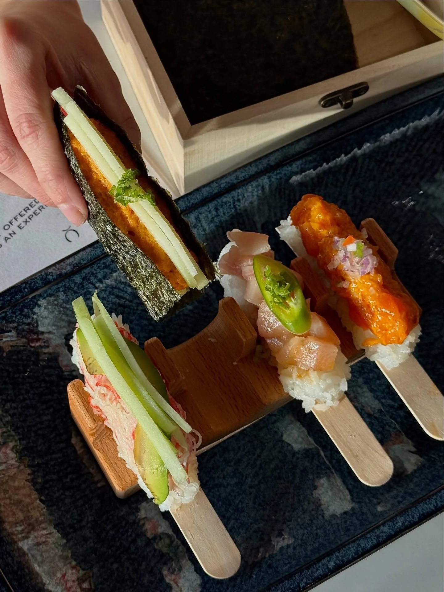 𝐓𝐞𝐦𝐚𝐤𝐢 𝐓𝐮𝐞𝐬𝐝𝐚𝐲𝐬.
A hand-roll experience, served Tuesdays only.
Enjoy a fresh twist on your dining experience.#sensofrankfort