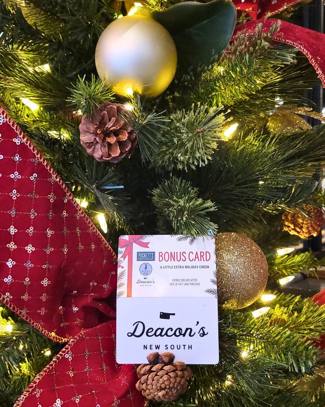 Give a gift that keeps on giving. 🎁 Spend $100 or more on our gift cards this holiday season and you&rsquo;ll receive a bonus card perfect for sharing or savoring yourself.⁠
Now available for purchase in-house and online.