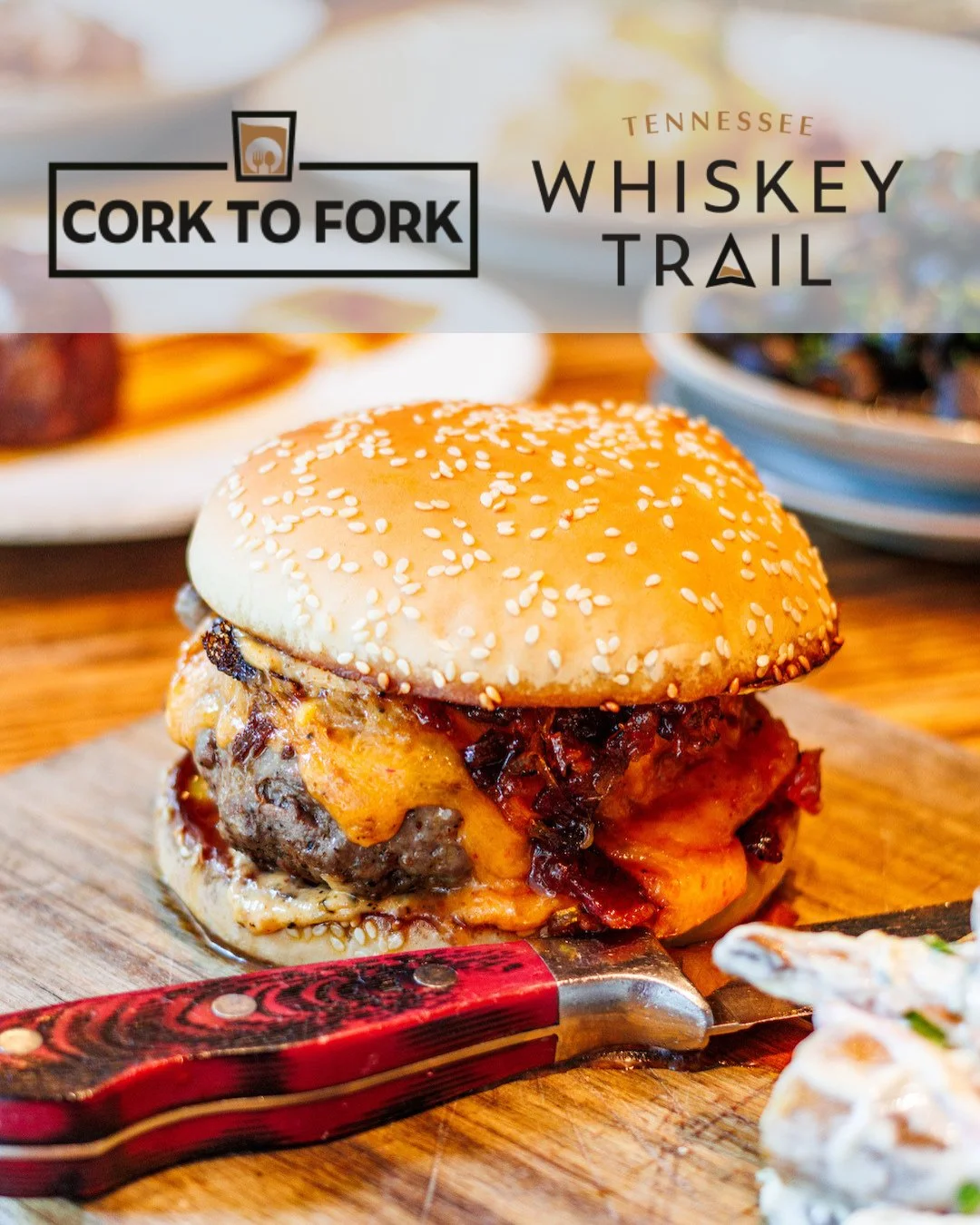 We're proud to be part of @tnwhiskytrail's Cork to Fork experience! This culinary trail is bringing together distilleries and local eateries all throughout Tennessee to create spirit-infused, chef-crafted dishes. Starting April 1, drink your whiskey 