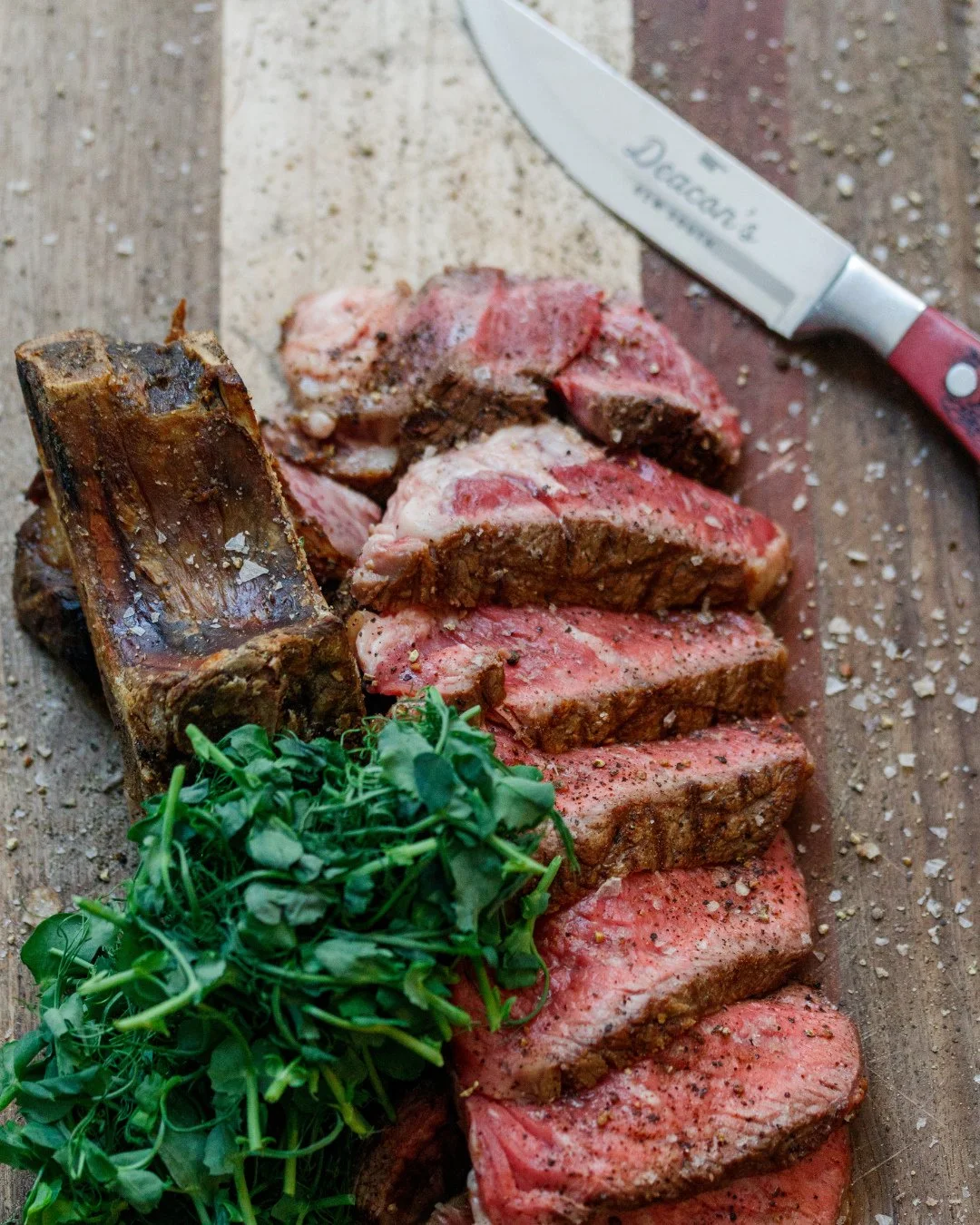 An entree worthy of the occasion. ⁠
⁠
Our dry-aged ribeye is expertly prepared, richly marbled, and finished with the precision that defines Deacon&rsquo;s New South. Savor one of our unmistakable steaks during our four-course Intimate Dinner.⁠
⁠
📍 