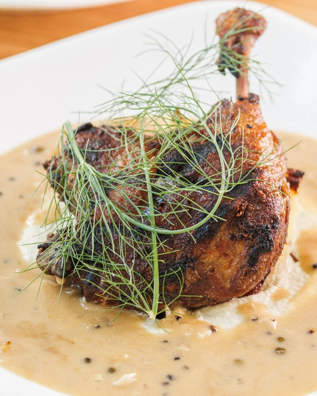 A seasonal addition worth sitting down for. 

Duck with fennel pur&eacute;e, au poivre and grilled fennel, bringing rich flavor and thoughtful detail to the plate. Reserve your table at Deacon's New South.