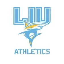 Louisville Athletics logo with a stylized bird in blue and yellow.