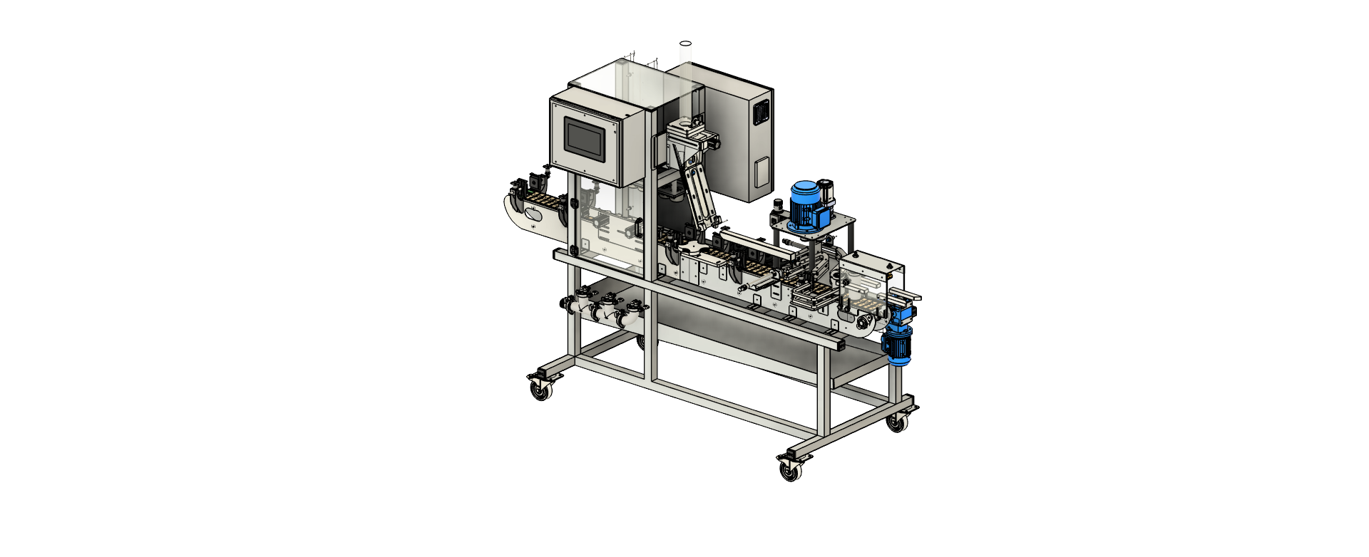 MICanner 61 CP Servo – technical render counter-pressure canning machine for breweries