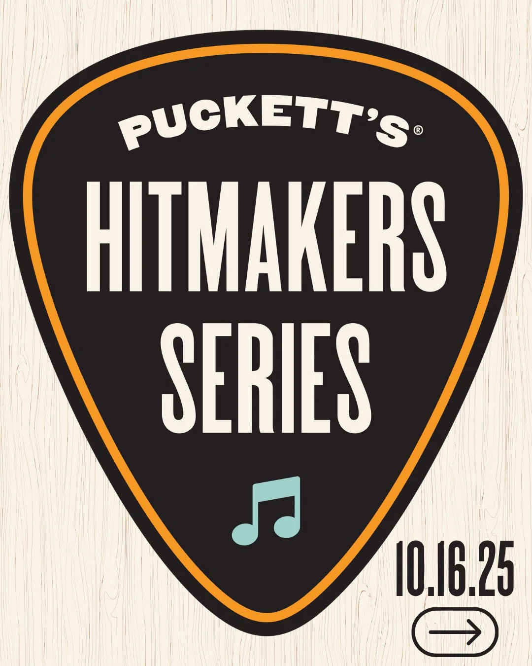 The stories behind the hits. Join us for the Hitmakers Series at Puckett's - a once-a-month night featuring chart-topping and award-winning singer/songwriters in an intimate setting. Check out who's playing on 10/16 in Columbia, Franklin, and Henders