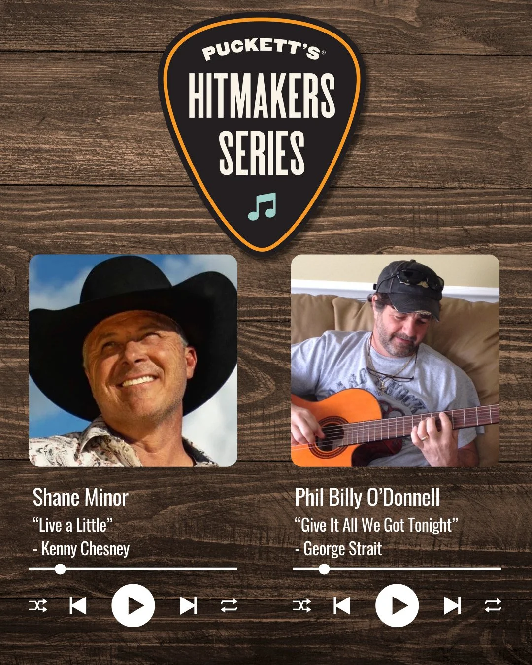 Tomorrow night in Franklin 🎤 Our Hitmakers Series takes the stage with Shane Minor and Phil &ldquo;Billy&rdquo; O&rsquo;Donnell. Don&rsquo;t miss an evening of live music and the stories behind their legendary hit songs. Reserve your table if you ha