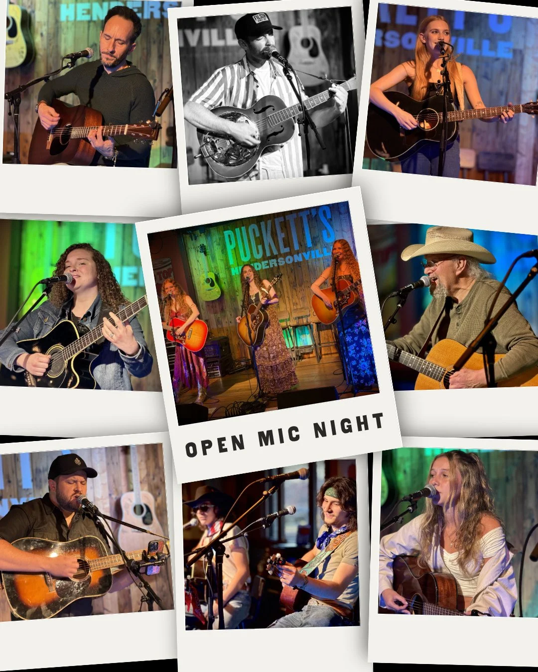 Next Sunday is our Open Mic Night in Hendersonville 🎤 Join us for a night full of talented local artists. ⁠
⁠
Sign up and reservations at the link in our bio!