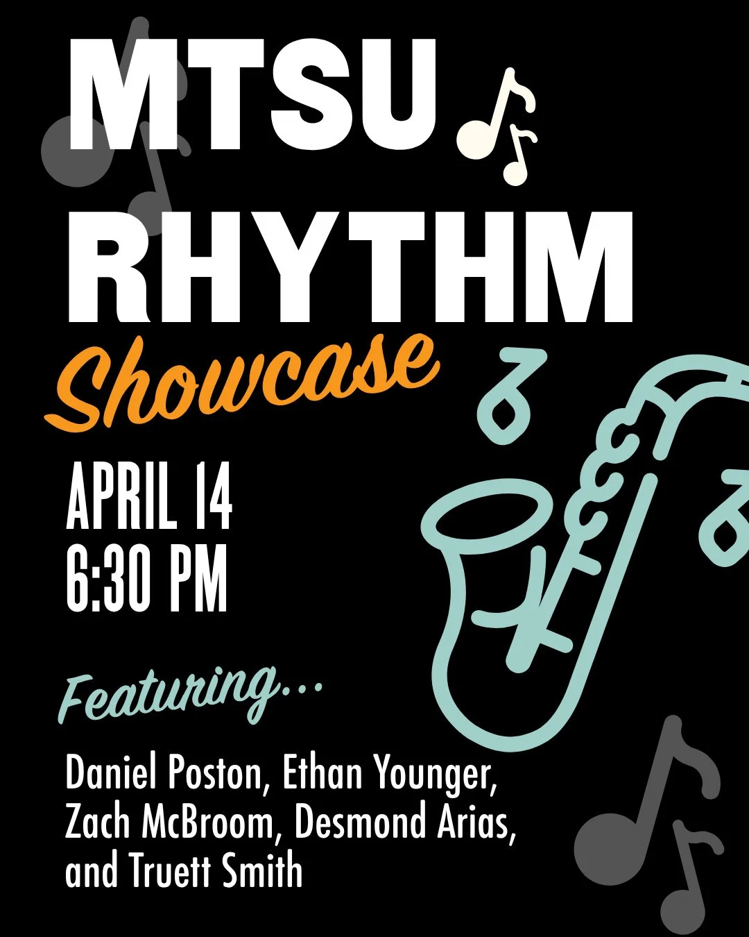 Join us on in just one week to see a showcase of MTSU School of Music students perform live from the Puckett's stage. Dinner and a show can't get any better than this!