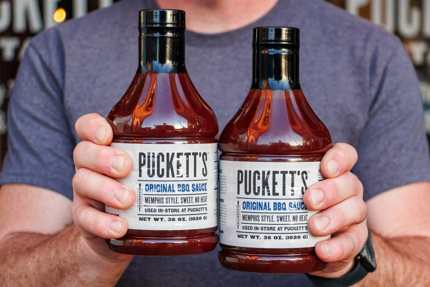 Hey y'all! Have you heard the news? We're now offering our OG Memphis sweet BBQ sauce in a larger size! Grab yours at Sam's Clubs across the state of Tennessee, or swing by your local Puckett's and take advantage of special pricing until July 7th.
