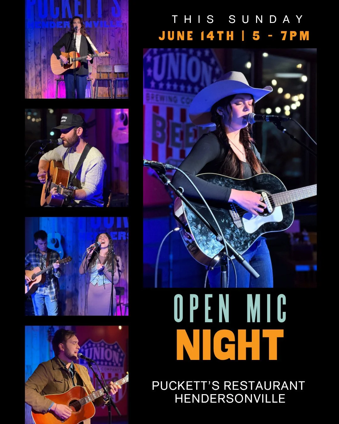 Hey there Hendersonville folks! Open mic night is coming up on Sunday. If you're a local artist and would like to perform, then head on over to the Bridge.live app and register. We look forward to seeing y'all Sunday night!