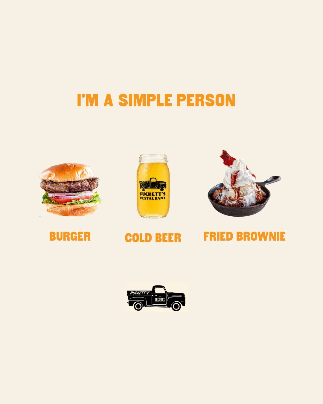 If loving burgers, cold beer and fried brownies is wrong, we don't want to be right.