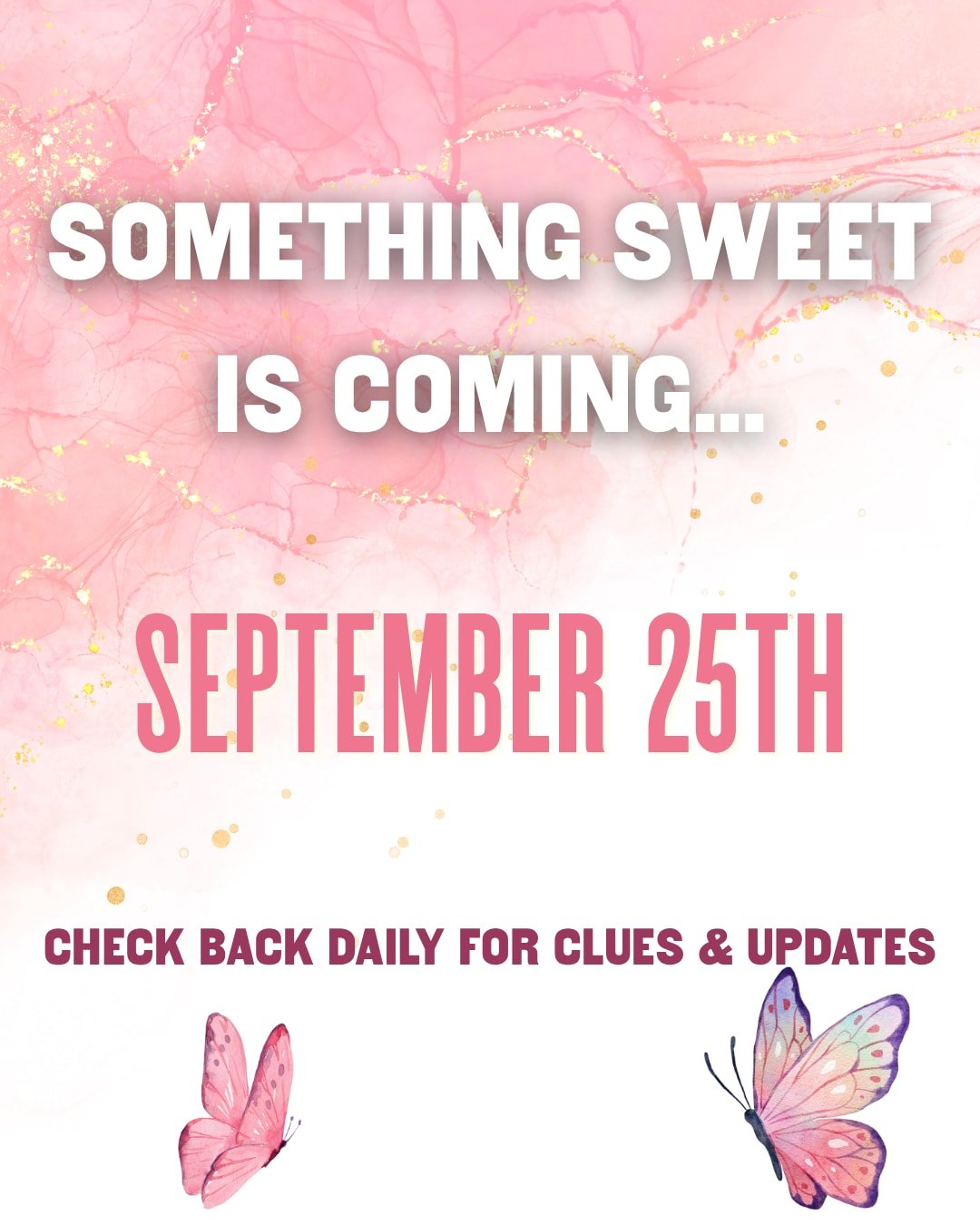 We're looking forward to a very special, and sentimental, day this Friday -- 9/25. Each day this week we'll have a little teaser about what's going to be happening at all of our locations. Check back each day for more and see if you can guess what it
