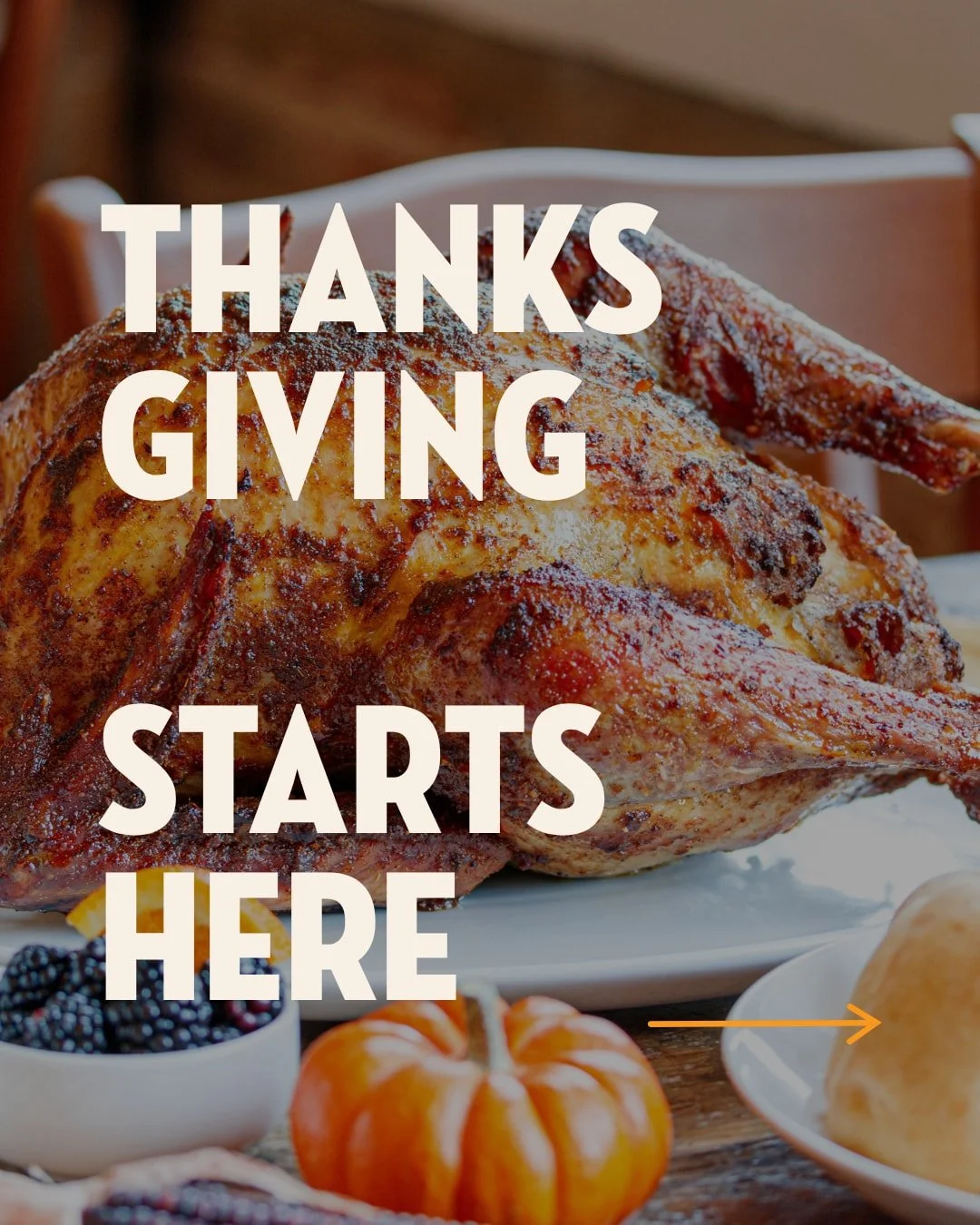 The best part of Thanksgiving? A plate full of your favorites without spending the day in the kitchen! 

From oven-roasted turkey and smoked brisket to all your favorite Southern sides and something sweet to finish, we've got your Thanksgiving feast 