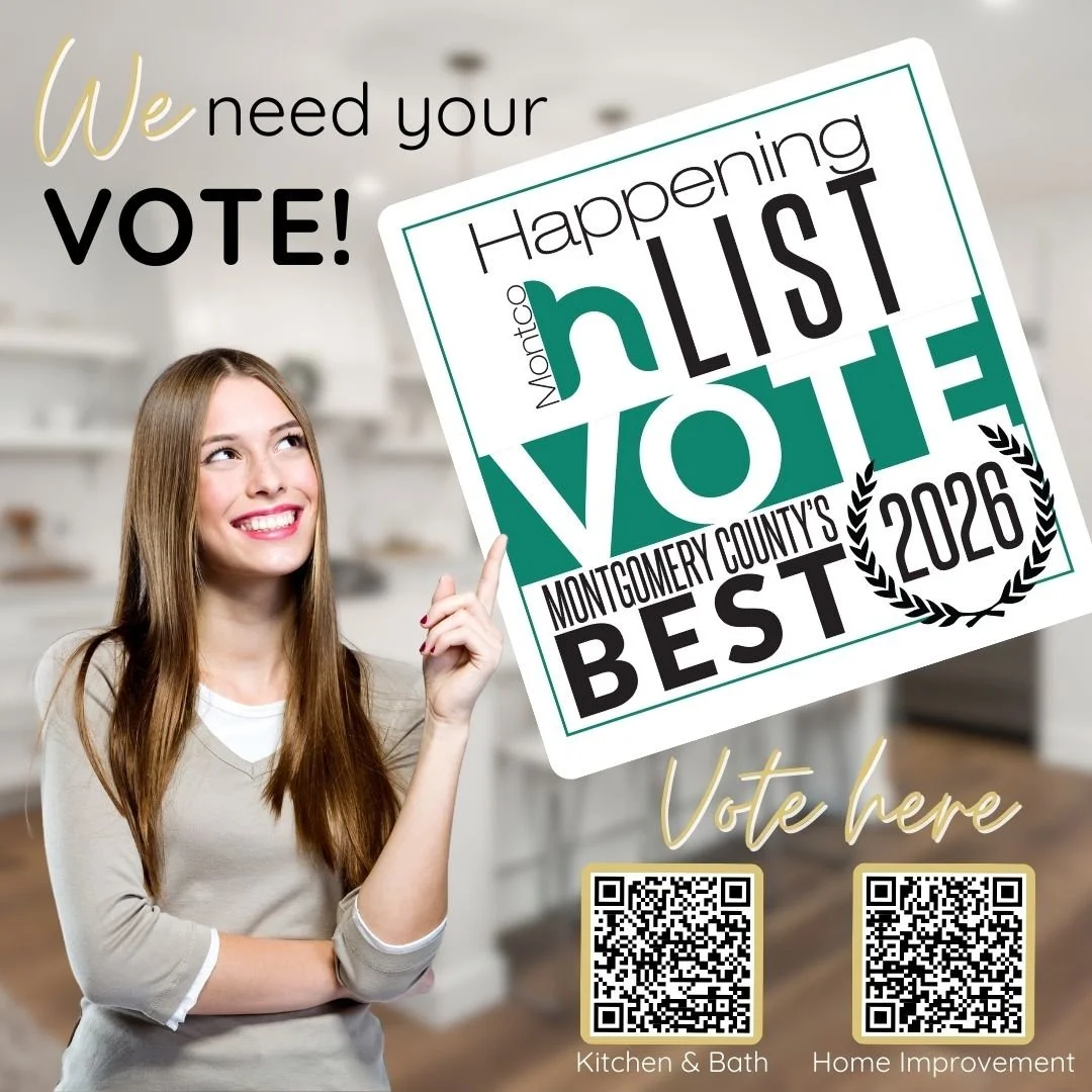 𝗪𝗲 𝗻𝗲𝗲𝗱 𝘆𝗼𝘂𝗿 𝘃𝗼𝘁𝗲! Simply Cabinetry is nominated for the 2026 Bucks &amp; Montgomery County Happening Lists. Please vote for us in 𝗛𝗼𝗺𝗲 𝗜𝗺𝗽𝗿𝗼𝘃𝗲𝗺𝗲𝗻𝘁 and 𝗞𝗶𝘁𝗰𝗵𝗲𝗻 &amp; 𝗕𝗮𝘁𝗵 &mdash;  𝘏𝘶𝘳𝘳𝘺... 𝘷𝘰𝘵𝘪𝘯𝘨 𝘦?