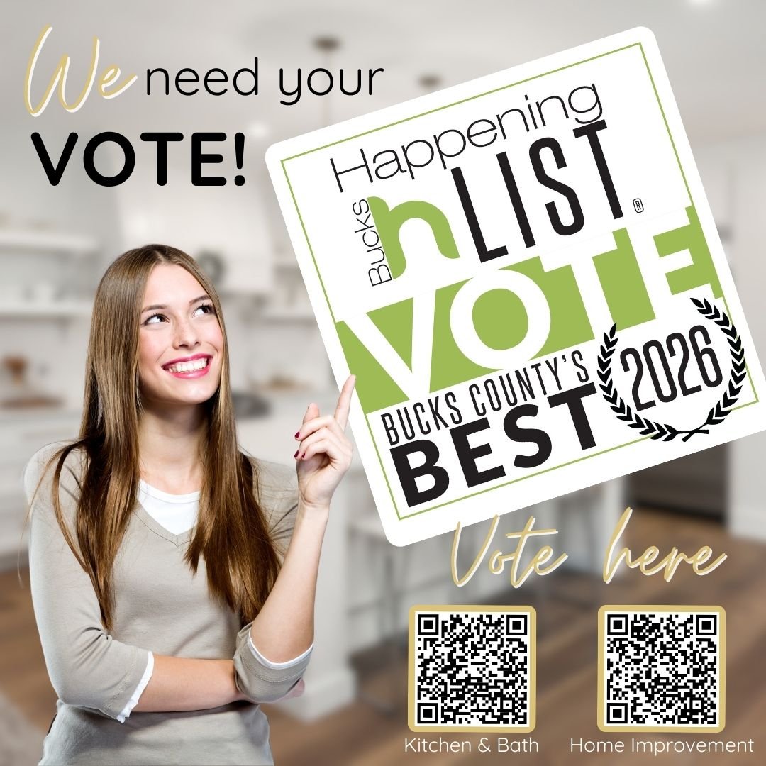𝗪𝗲 𝗻𝗲𝗲𝗱 𝘆𝗼𝘂𝗿 𝘃𝗼𝘁𝗲! Simply Cabinetry is nominated for the 2026 Bucks &amp; Montgomery County Happening Lists. Please vote for us in 𝗛𝗼𝗺𝗲 𝗜𝗺𝗽𝗿𝗼𝘃𝗲𝗺𝗲𝗻𝘁 and 𝗞𝗶𝘁𝗰𝗵𝗲𝗻 &amp; 𝗕𝗮𝘁𝗵 &mdash;  𝘷𝘰𝘵𝘪𝘯𝘨 𝘦𝘯𝘥𝘴 2/28 𝘢?