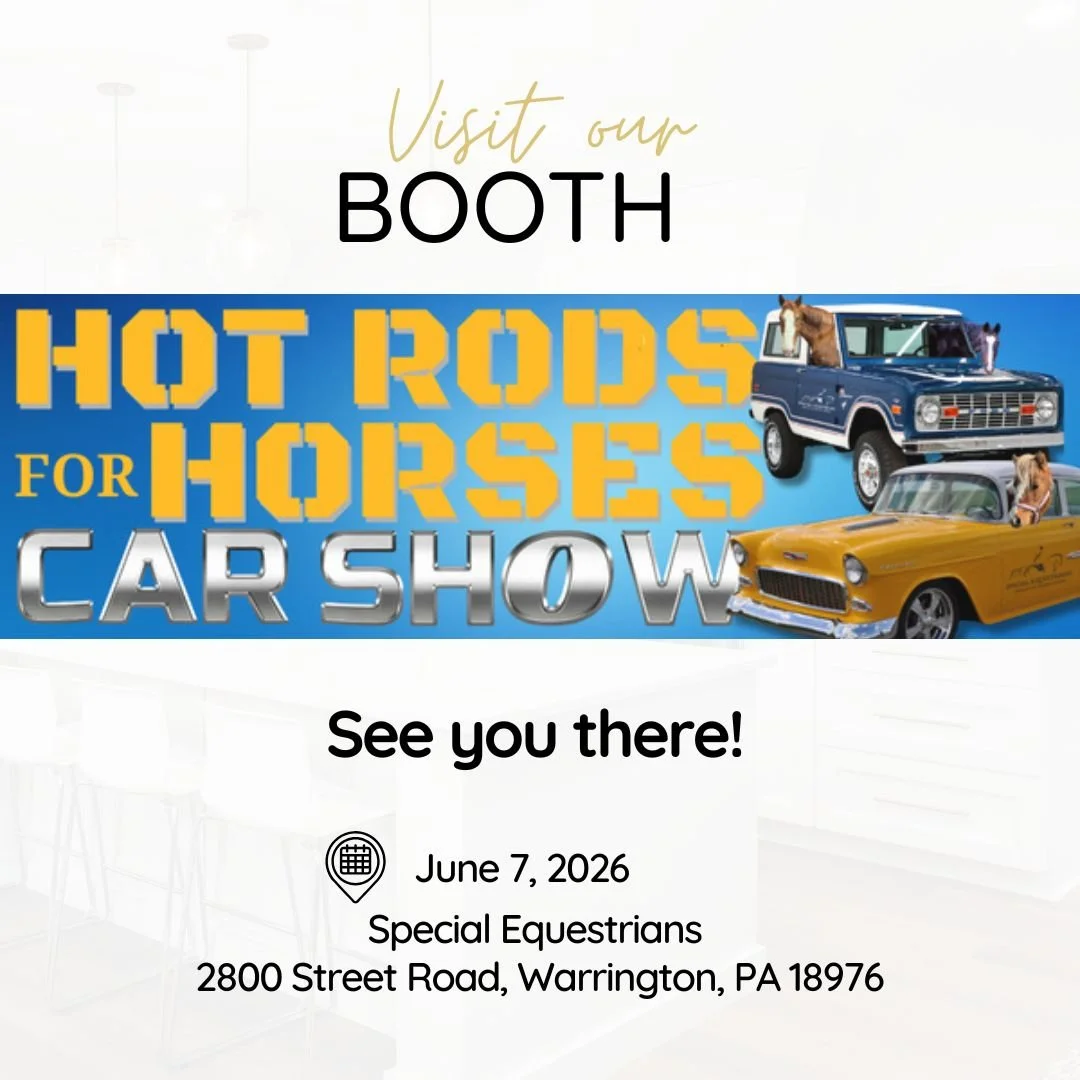 We&rsquo;re excited to share that we'll be attending Hot Rods For Horses Car Show benefiting The Special Equestrians.

Come visit our booth to explore our products!

Details:
Sunday, June 7, 2026
10:00 AM - 2:00 PM
Special Equestrians
2800 Street Roa