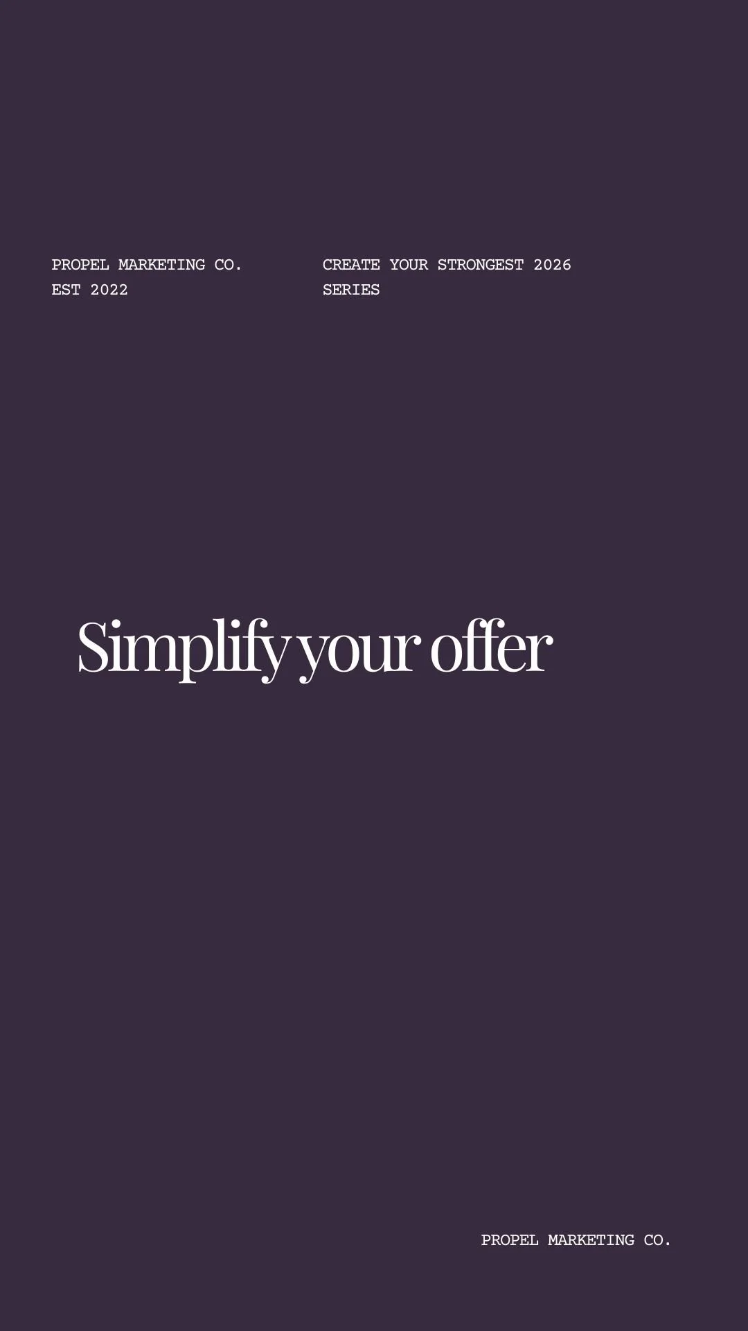 Your offer isn’t the problem. It just needs to be simplified. Let me explain…