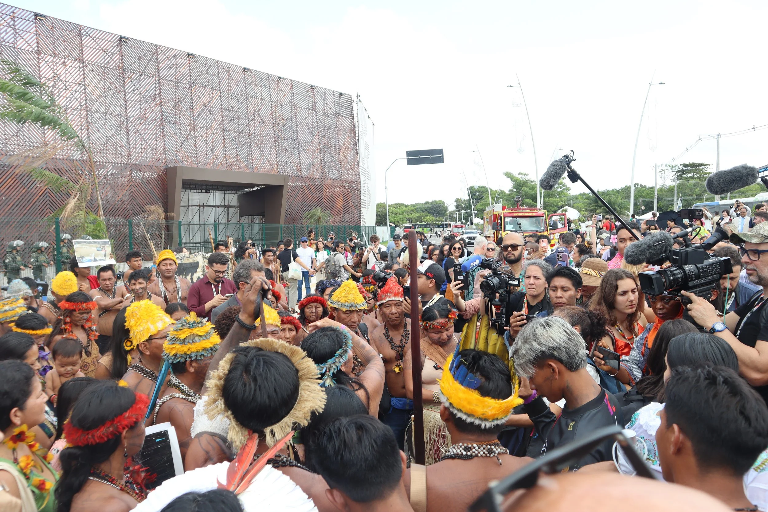 We want a seat at the high table, say Indigenous people as they block COP30 summit