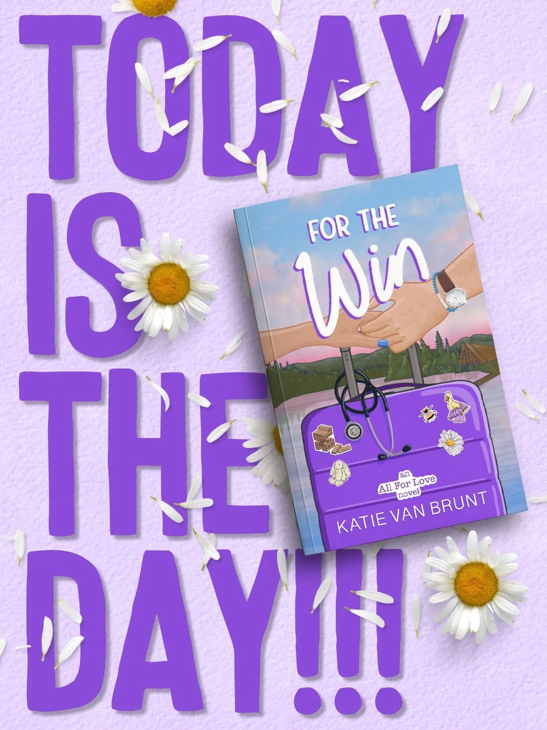 💦 Today&rsquo;s the day! The sun is shining, For the Win is live, and we are reading&mdash;For the Win is live! 😱 FOR THE WIN IS LIVE!!!

Today, Claire &amp; Asher (&amp; Bea!) are yours! Please handle them with care.

Don&rsquo;t forget to grab ti