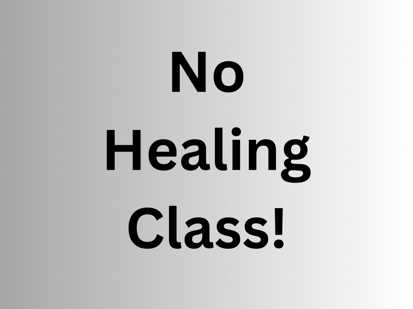 Labor Day! No Monday Night Healing Class