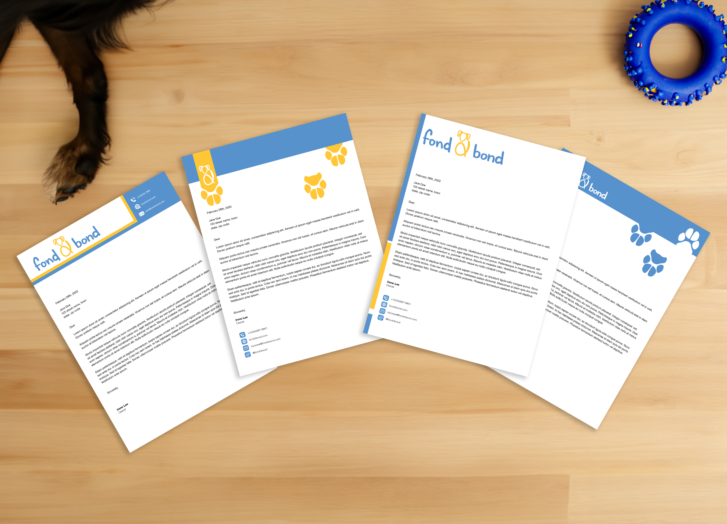 GD - Fond & Bond-letter head mockup.png