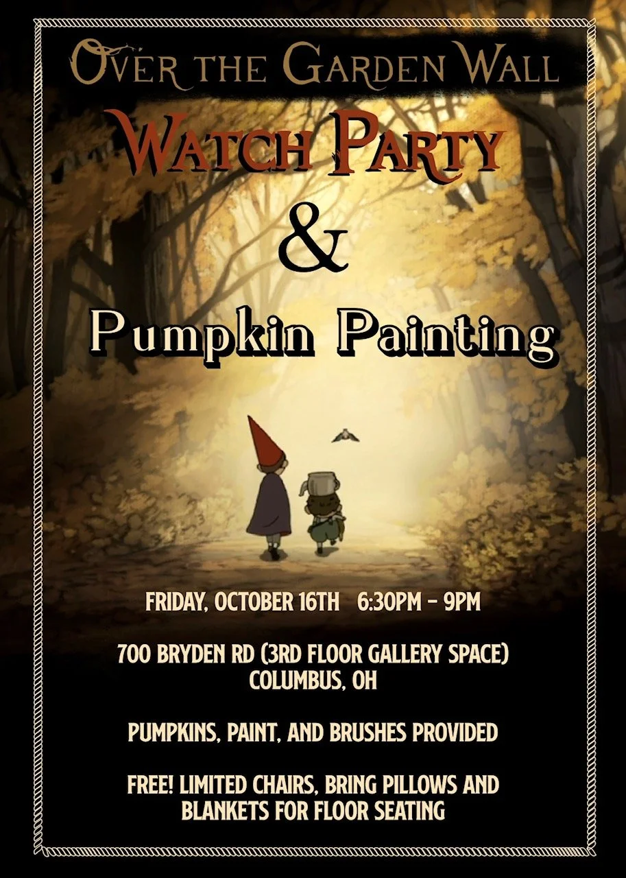 Over The Garden Wall Watch Party & Pumpkin Painting