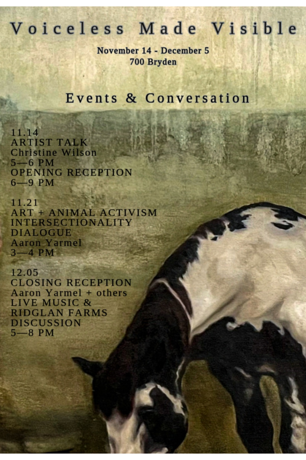 Art + Animal Activism Intersectionality Dialogue 