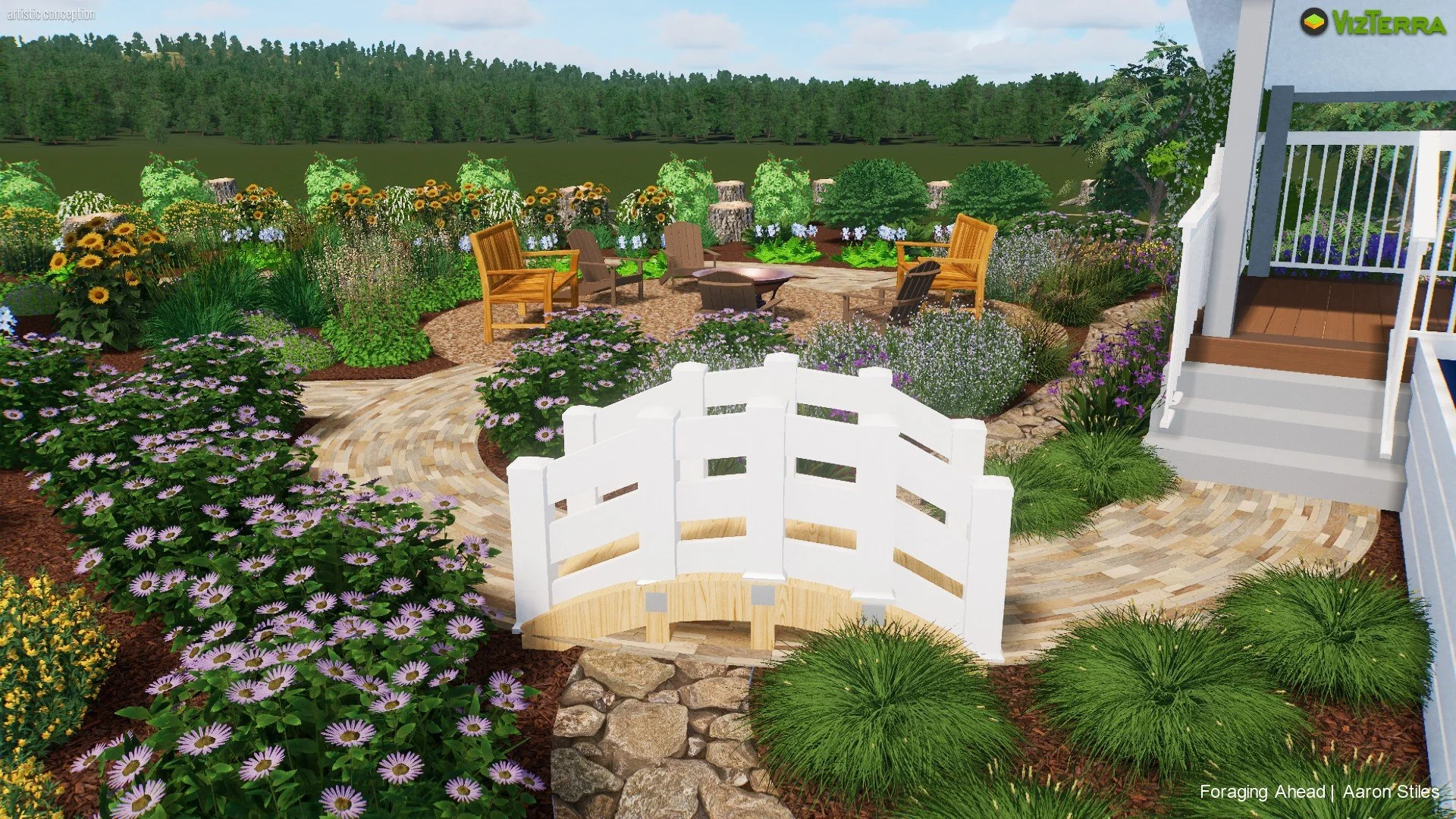 False River Bridge landscape design