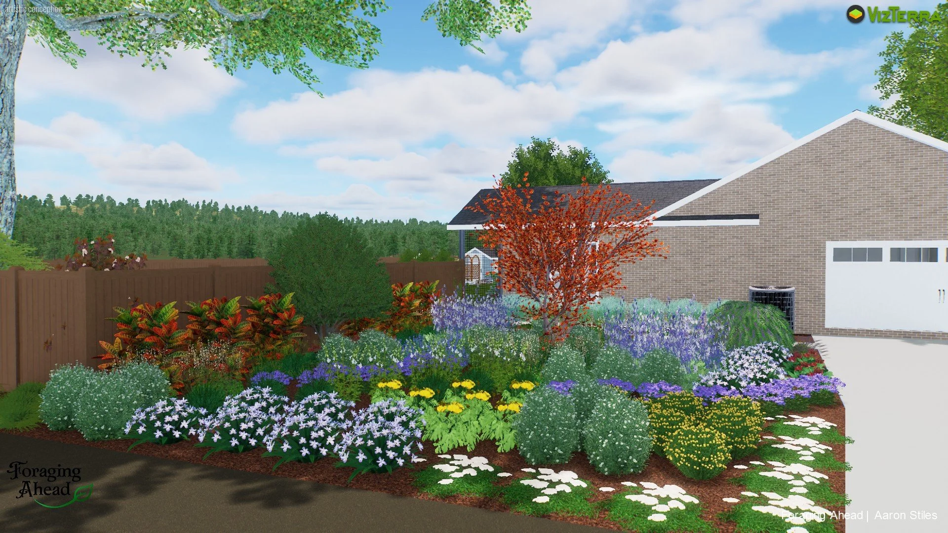 Alabama Shade Garden Landscape Design