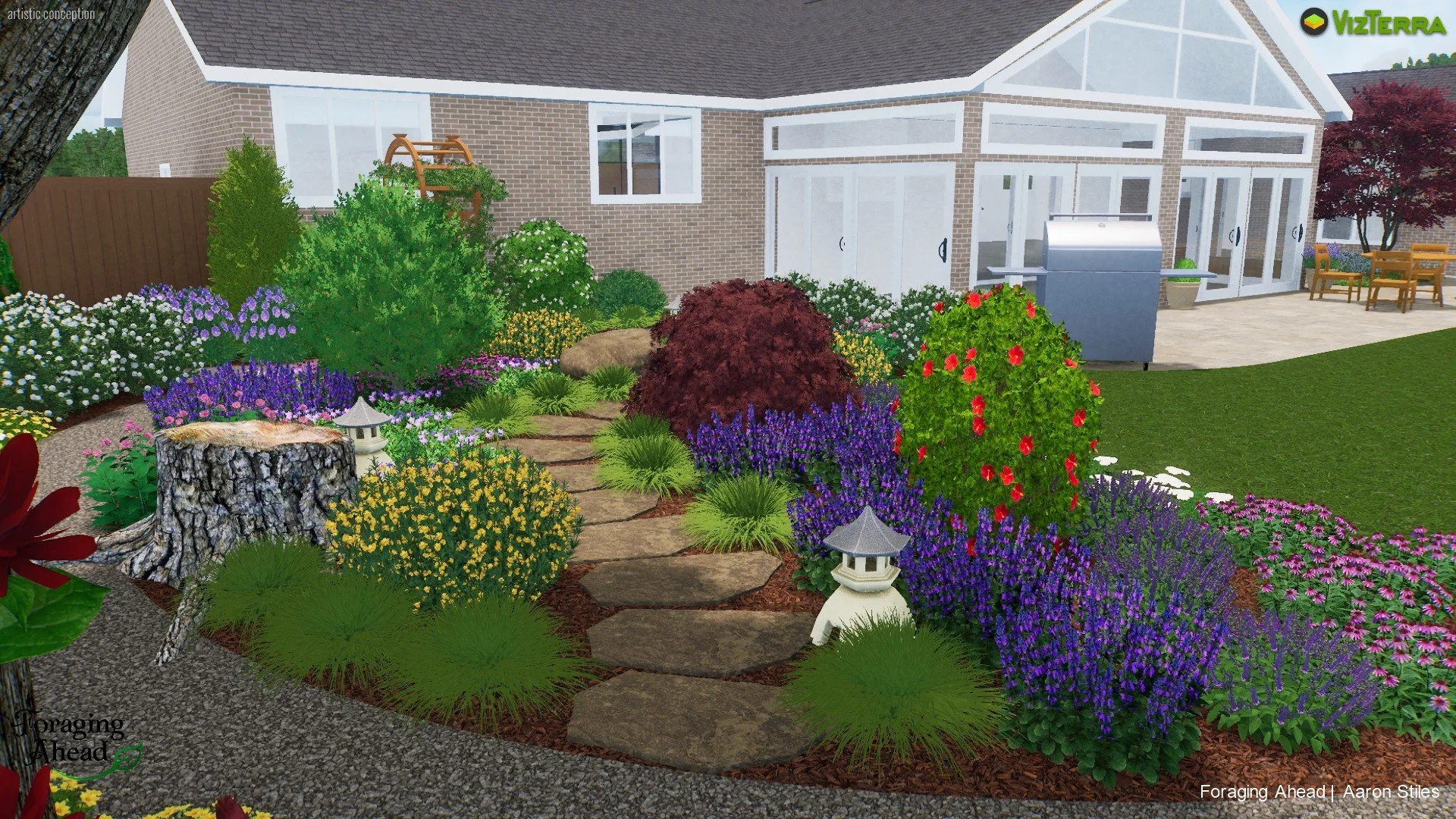 Alabama Native Tea Garden Design