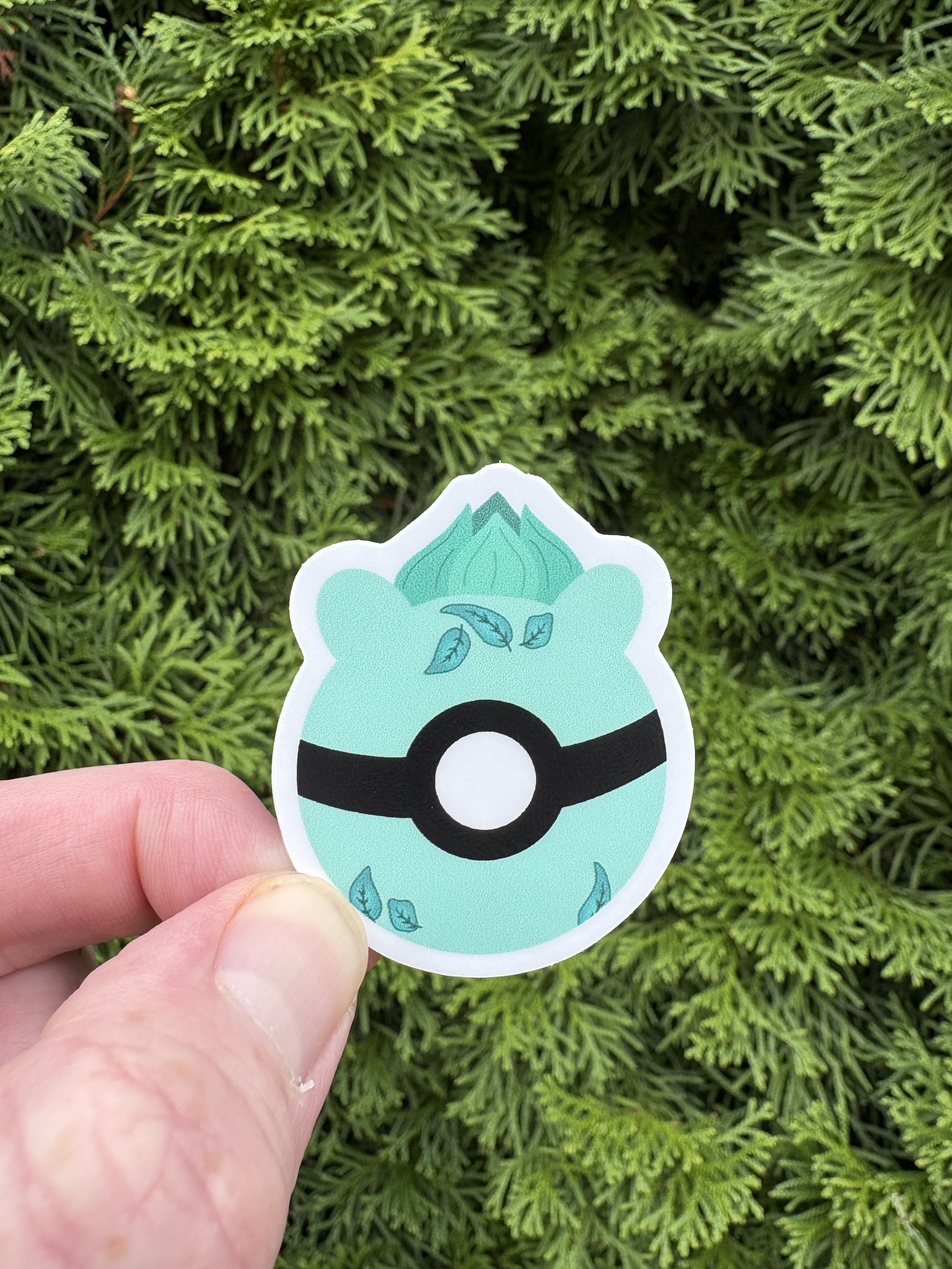 Bulb Critter Ball Die Cut Sticker