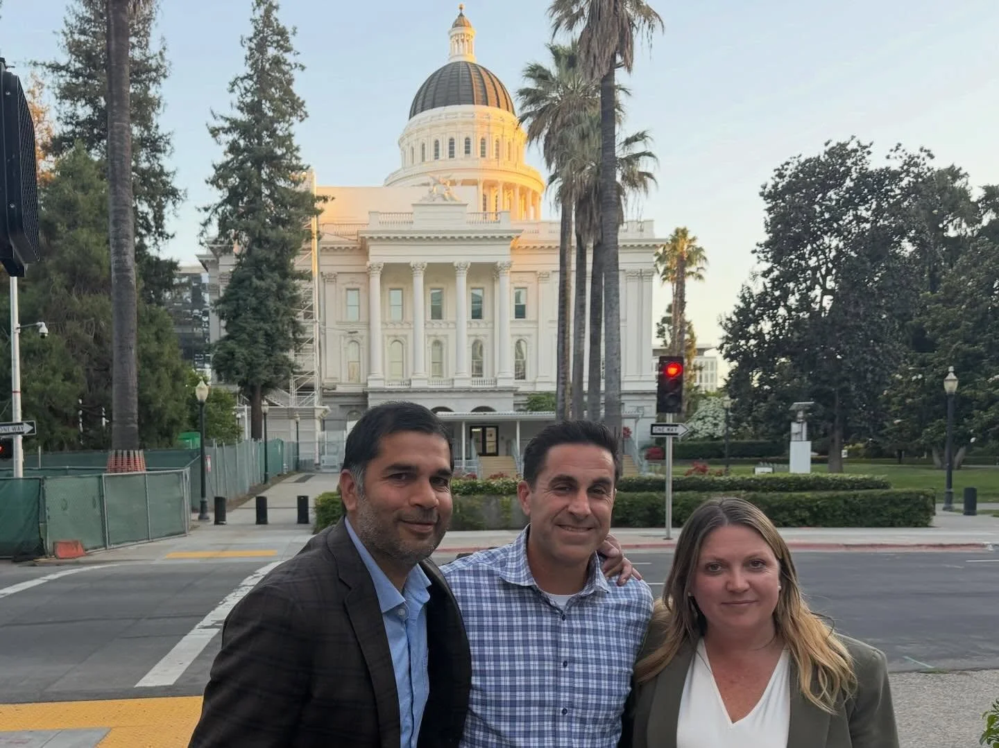 SOM partners Rahul Sethi &amp; Oshea Orchid, along with Josh Milon of Workers&rsquo; Rights Legal Group, headed up to Sacramento to support the Waste Worker Coalition. Together, we fight for the rights of all workers.