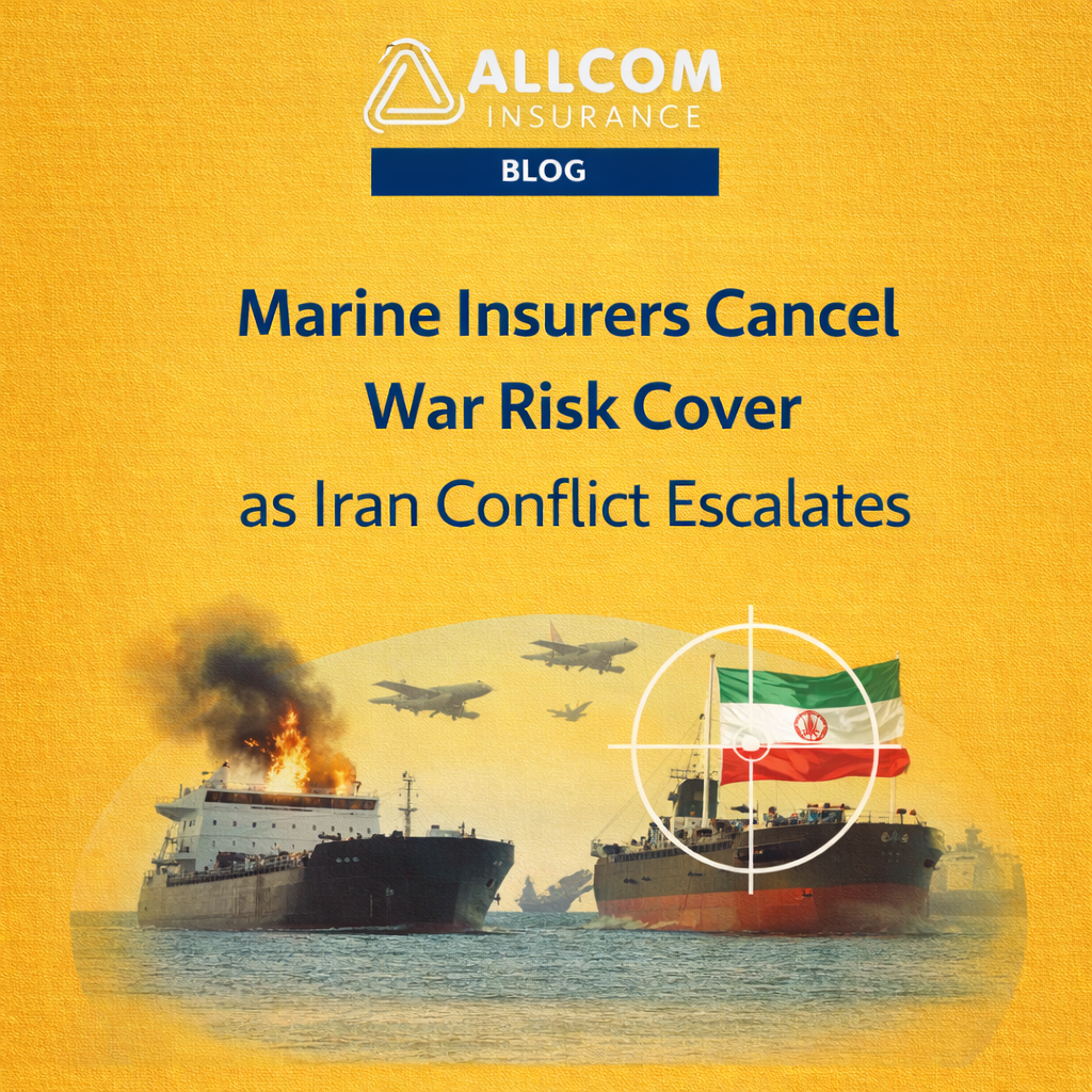 Marine Insurers Cancel War Risk Cover as Iran Conflict Escalates